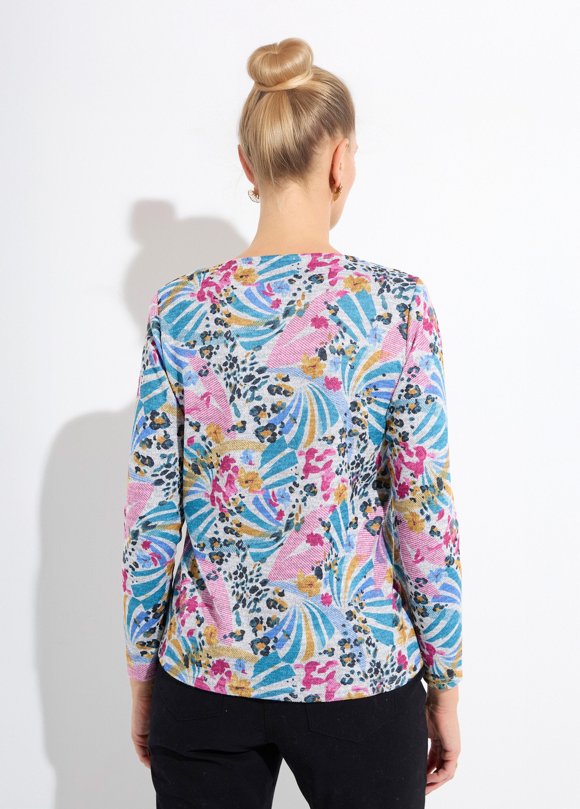 Warm_T-shirt_met_opdruk,_ronde_hals,_lange_mouwen_Gris_et_rose_DO1_slim