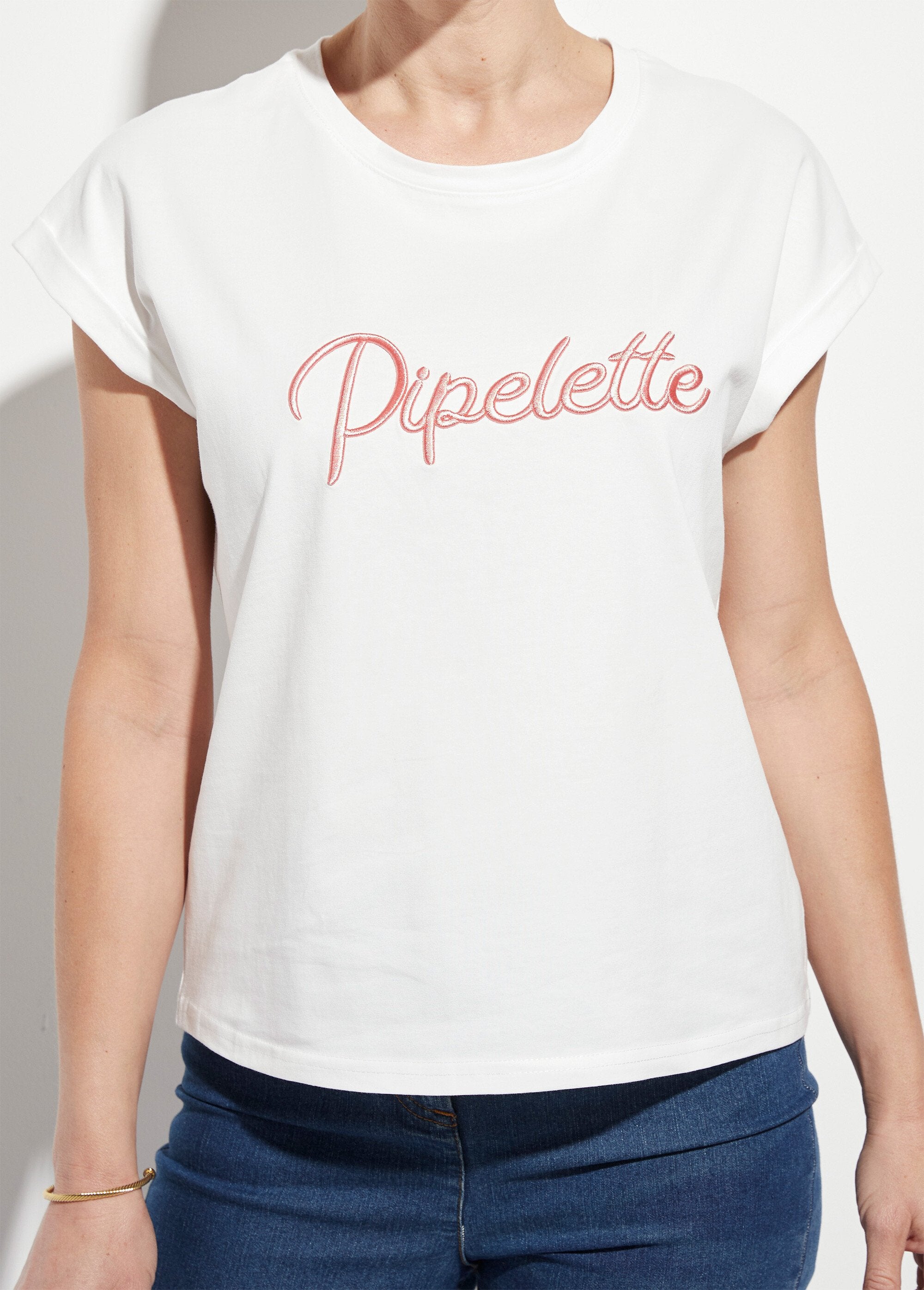 T-shirt_met_ronde_hals_en_Pipelette_boodschap_Blanc_DE1_slim