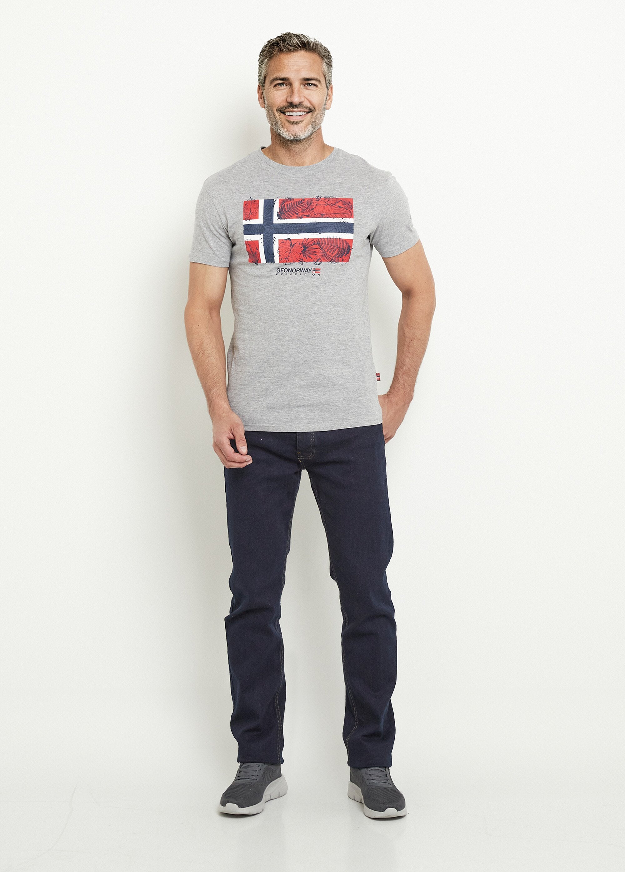 Exotisch_vlag_T-shirt_met_ronde_hals_Gris_SF1_slim