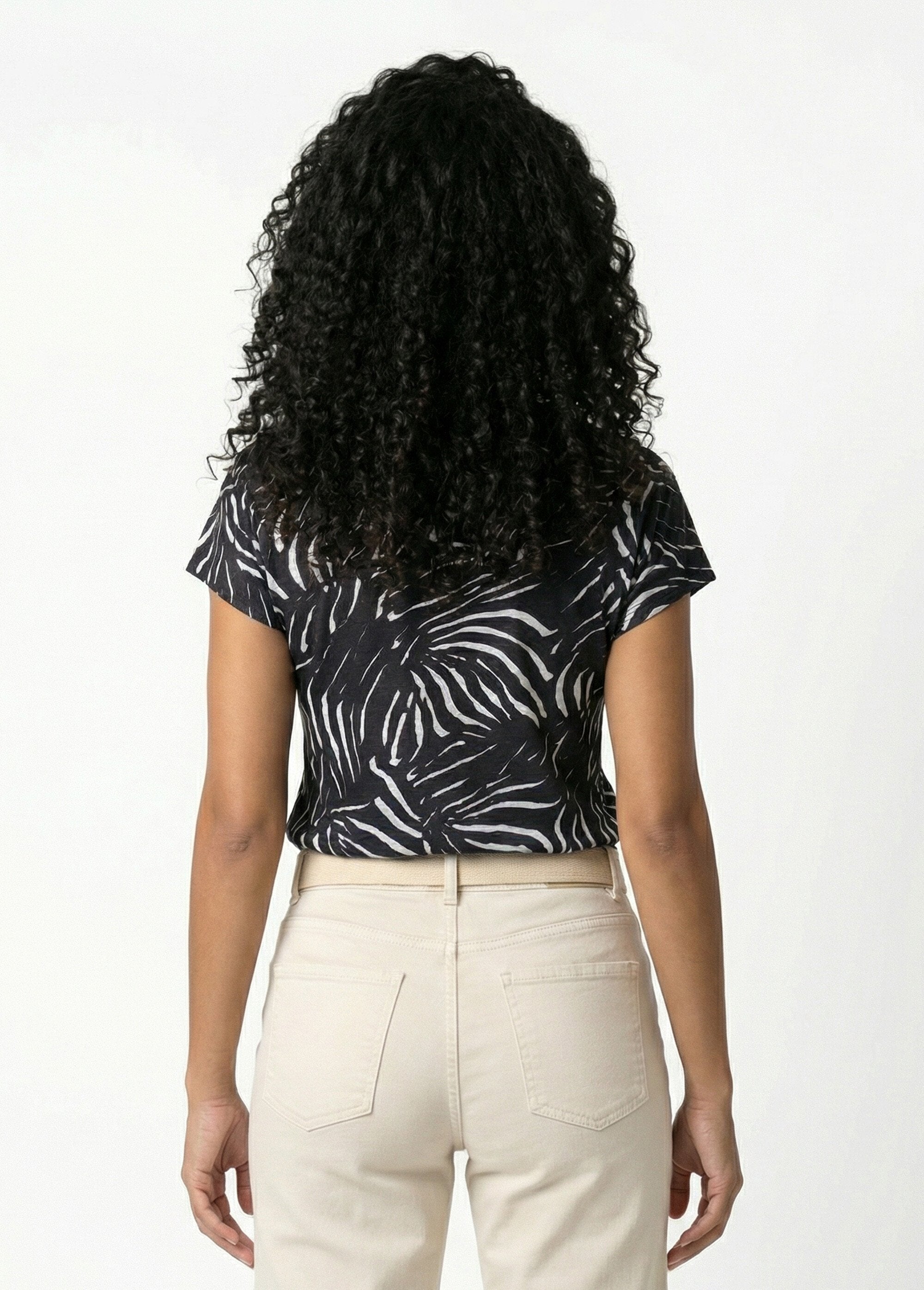 Bedrukt_T-shirt_met_korte_mouwen_en_ronde_hals_Noir_DO1_slim