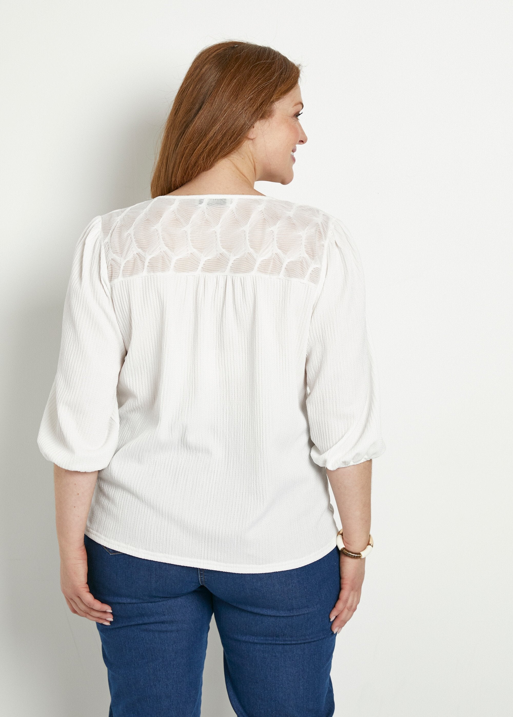 T-shirt_met_V-hals_en_3/4_mouwen_Blanc_DO1_curvy