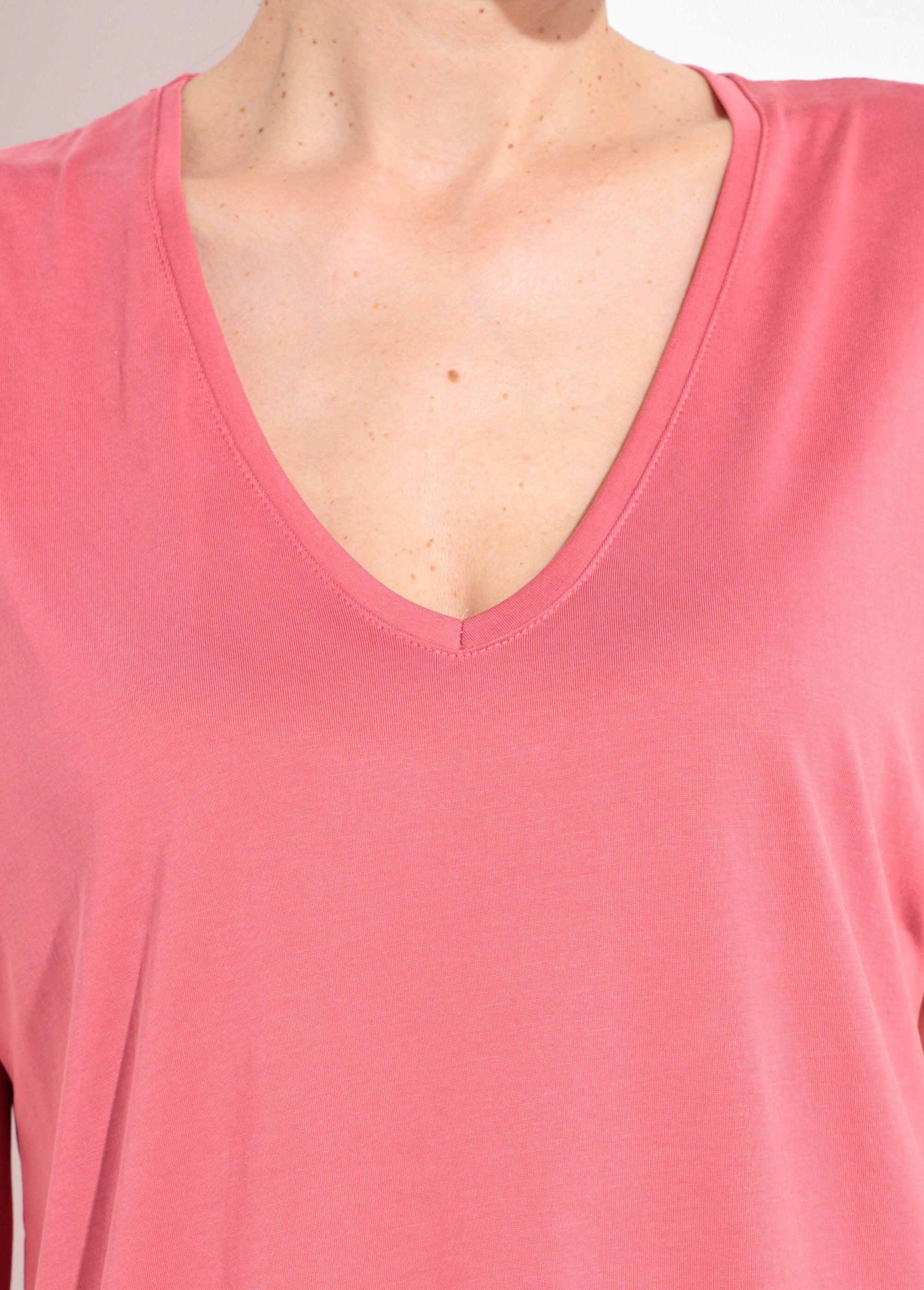 Los_T-shirt_met_korte_mouwen_Rose_blush_DE1_slim