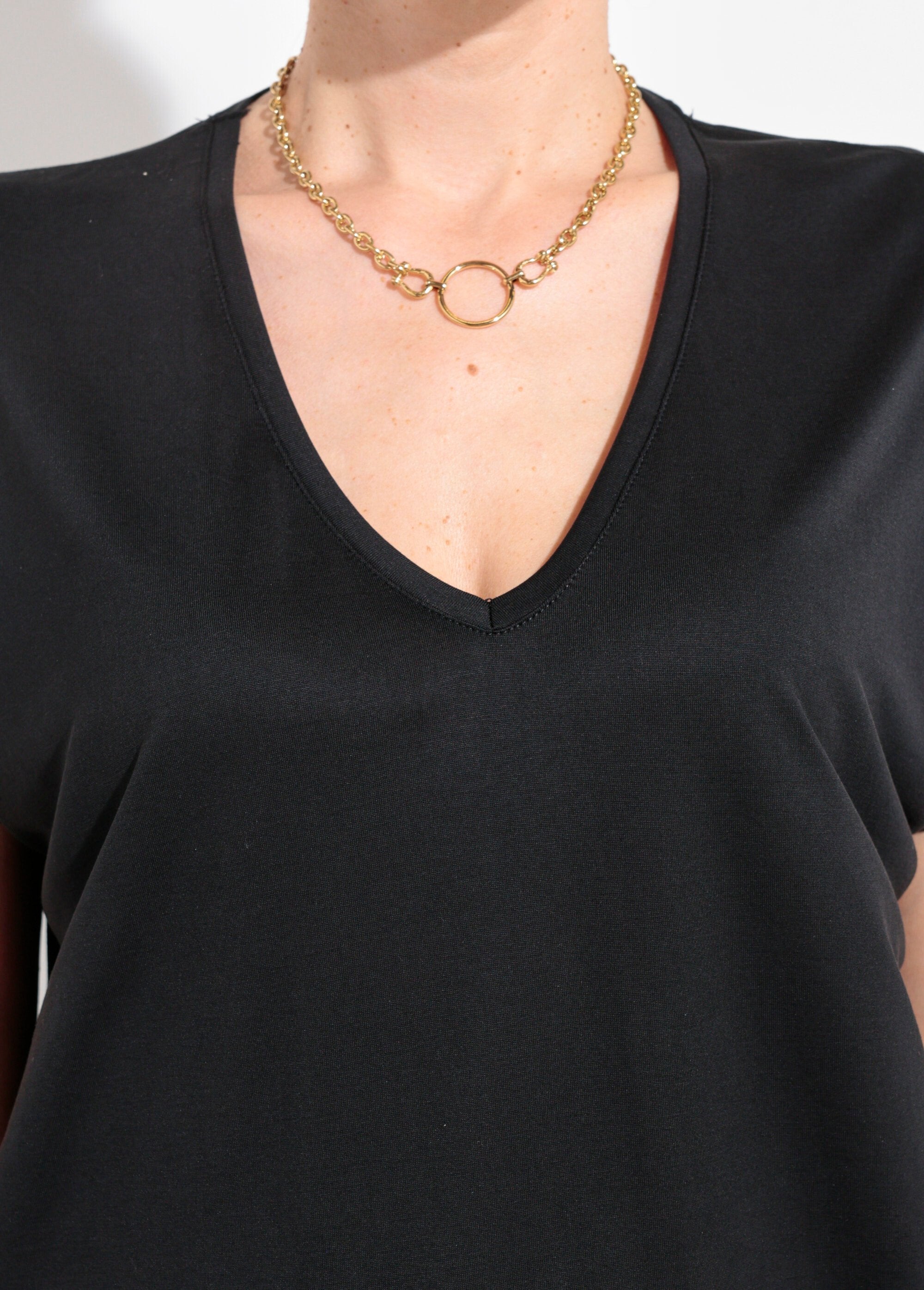 Los_T-shirt_met_korte_mouwen_Noir_DE1_slim