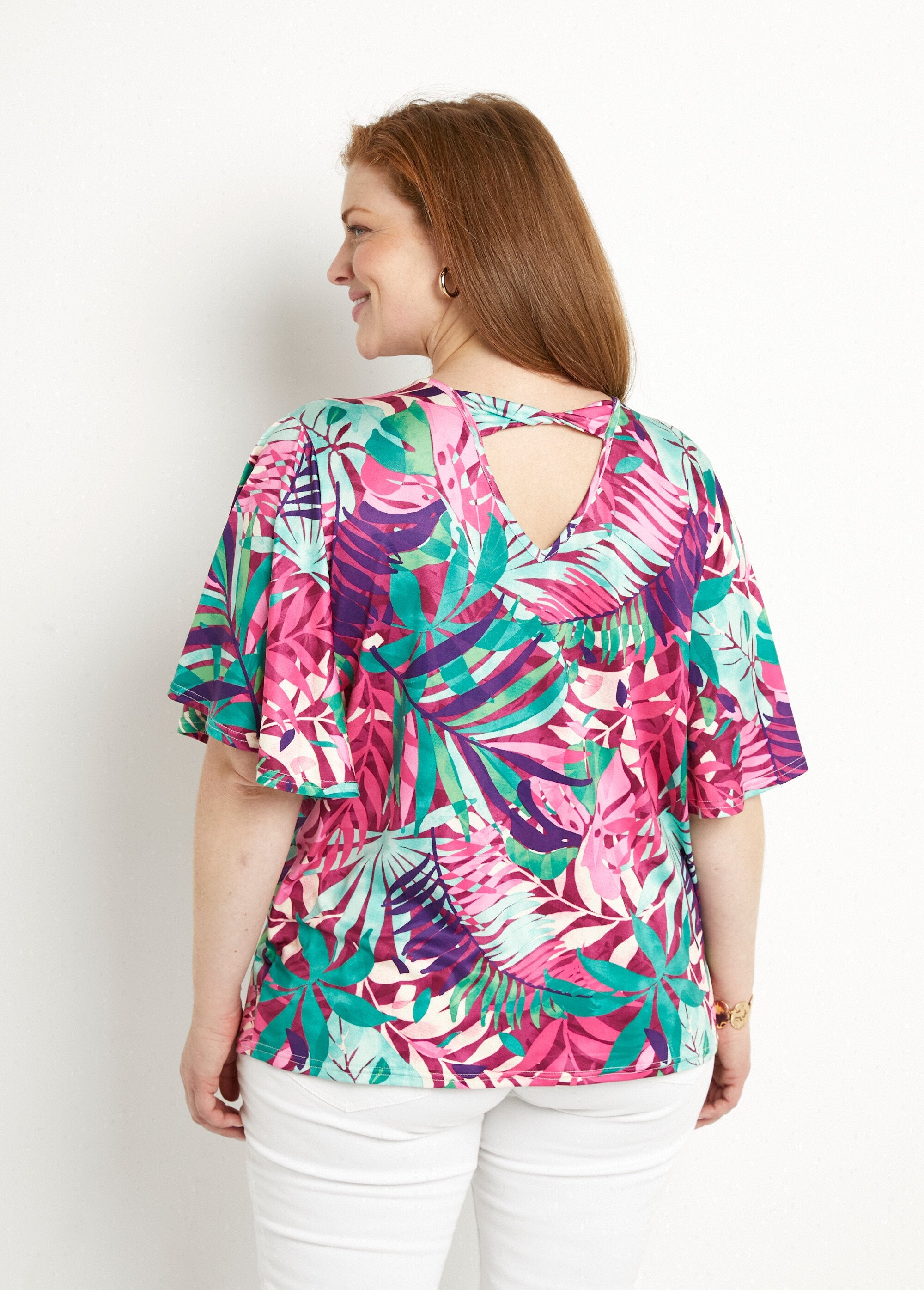 T-shirt_met_tropische_print_en_vlindermouwen_Multicolore_DO1_curvy