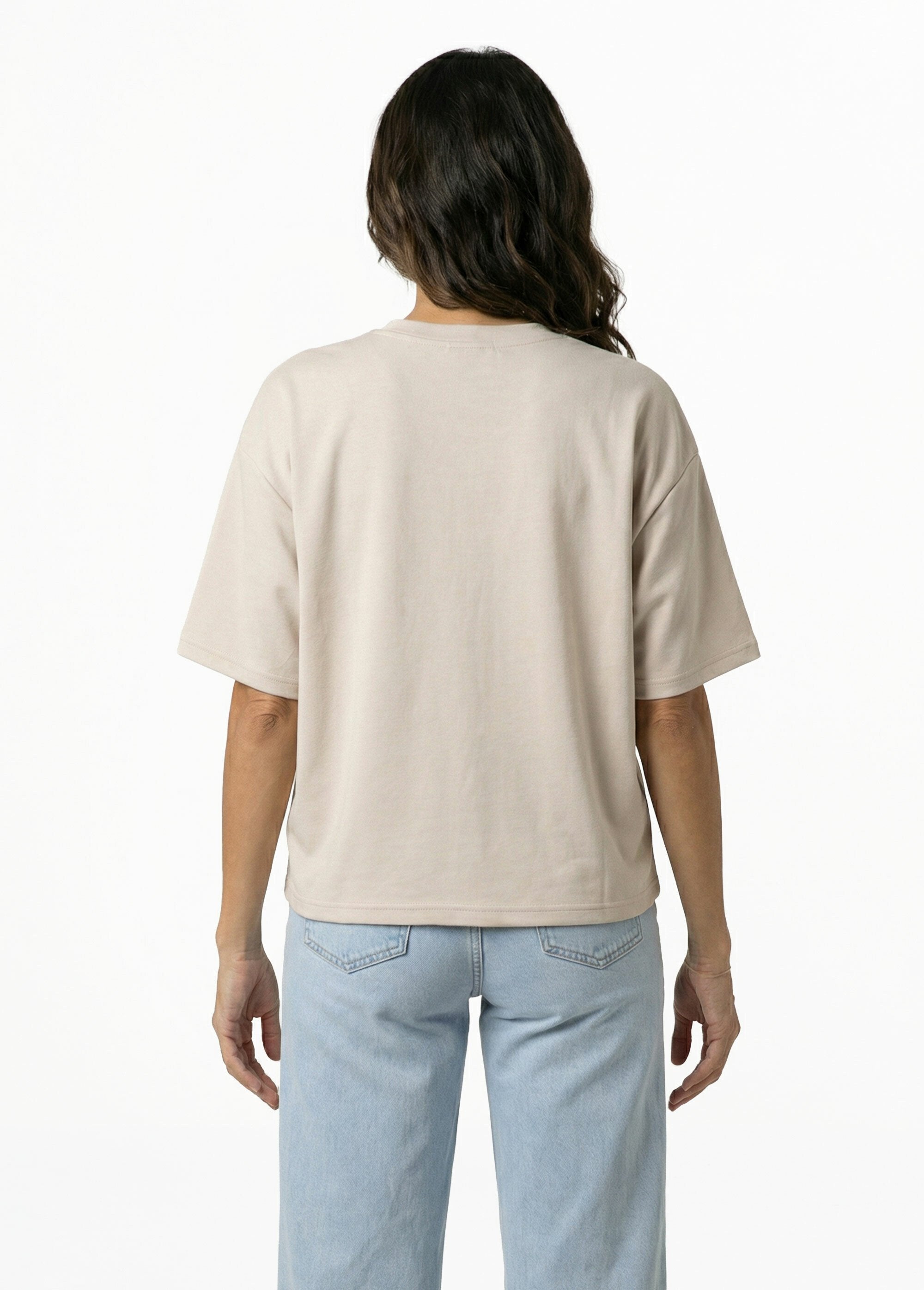 Losvallend_T-shirt_met_korte_mouwen_en_stretch_Beige_DO1_slim