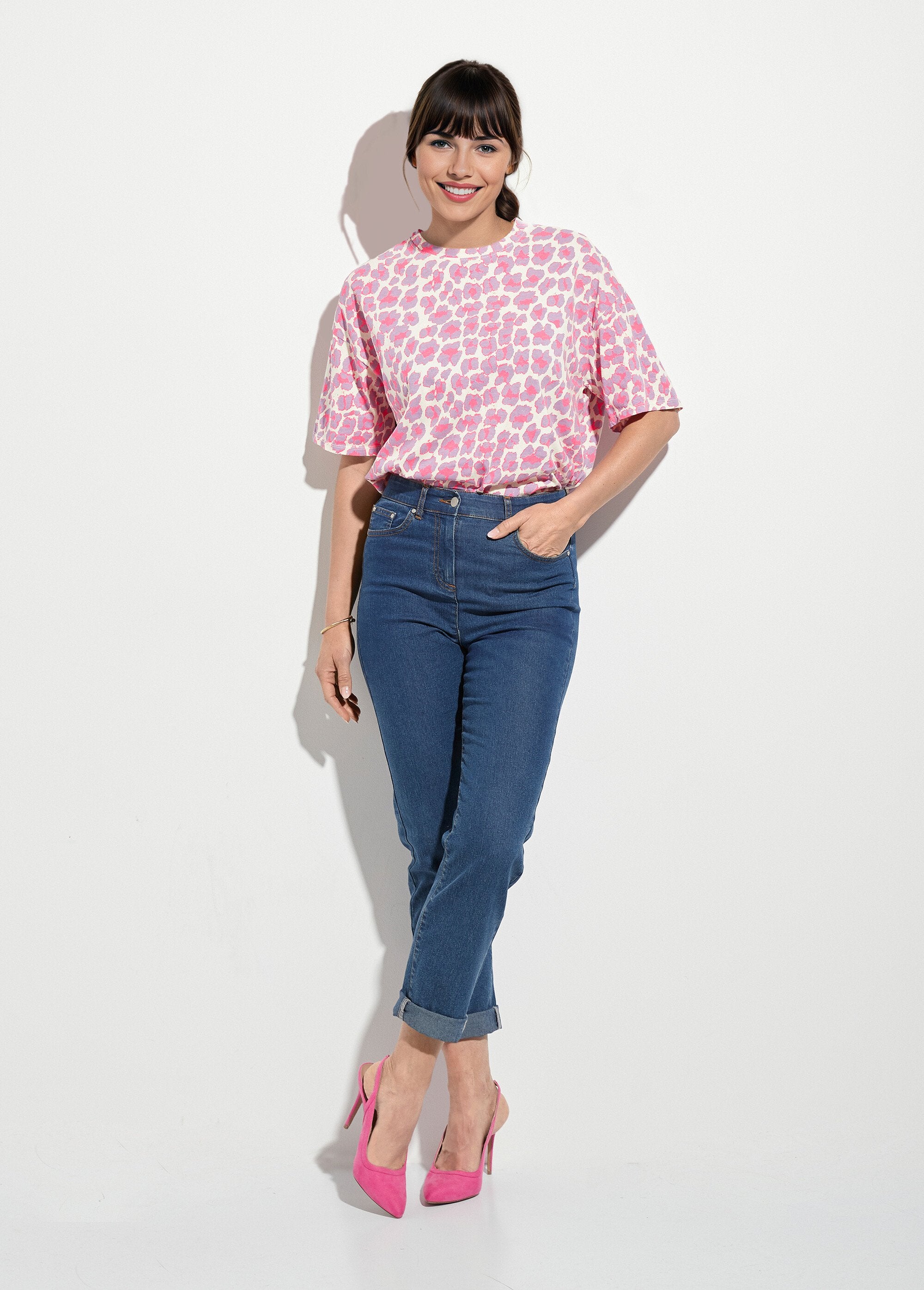 Luipaard_T-shirt_met_korte_mouwen_Violet_et_rose_SF1_slim