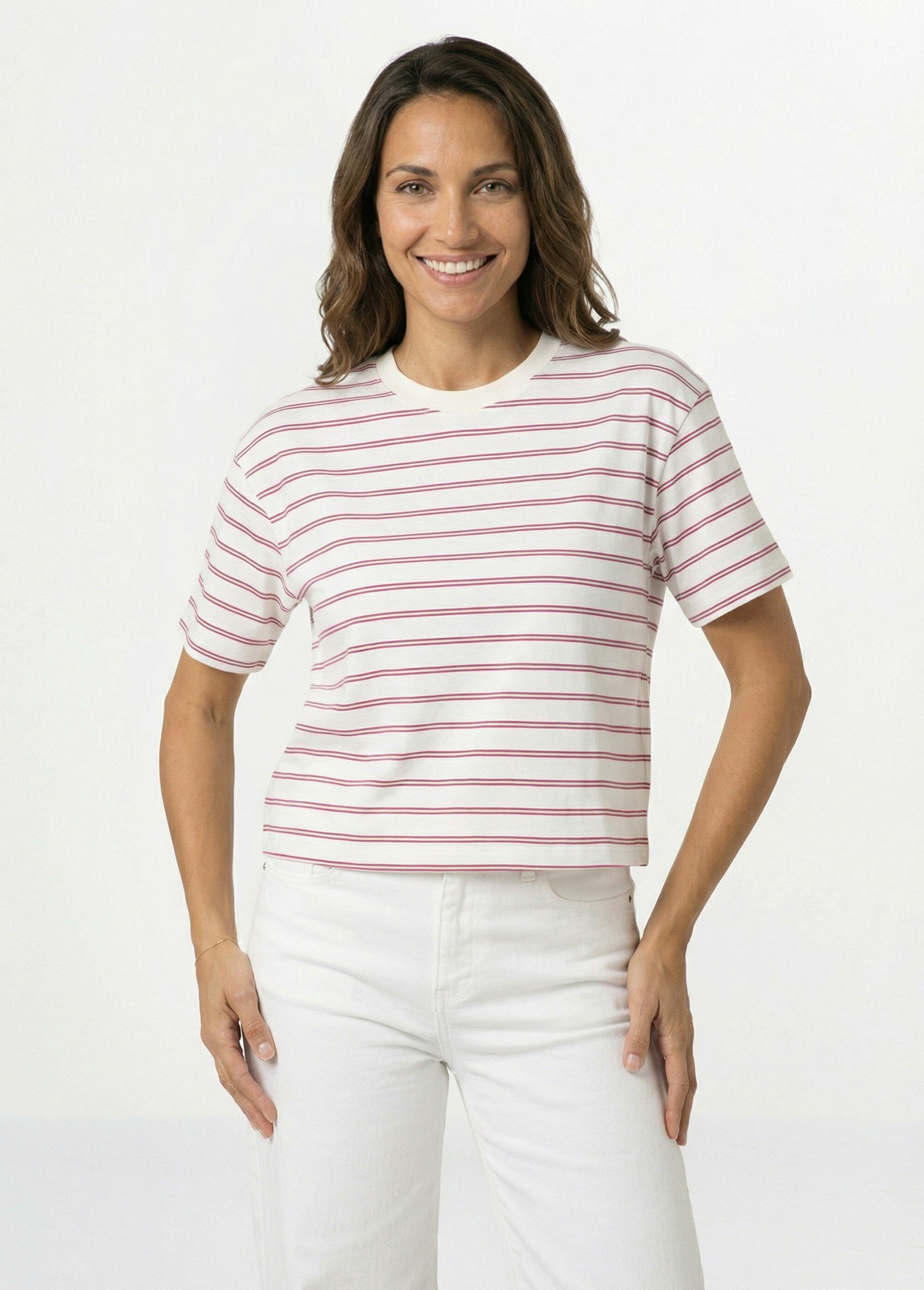 Vintage_gestreept_T-shirt_met_korte_mouwen_Ecru_et_ciel_FA1_slim