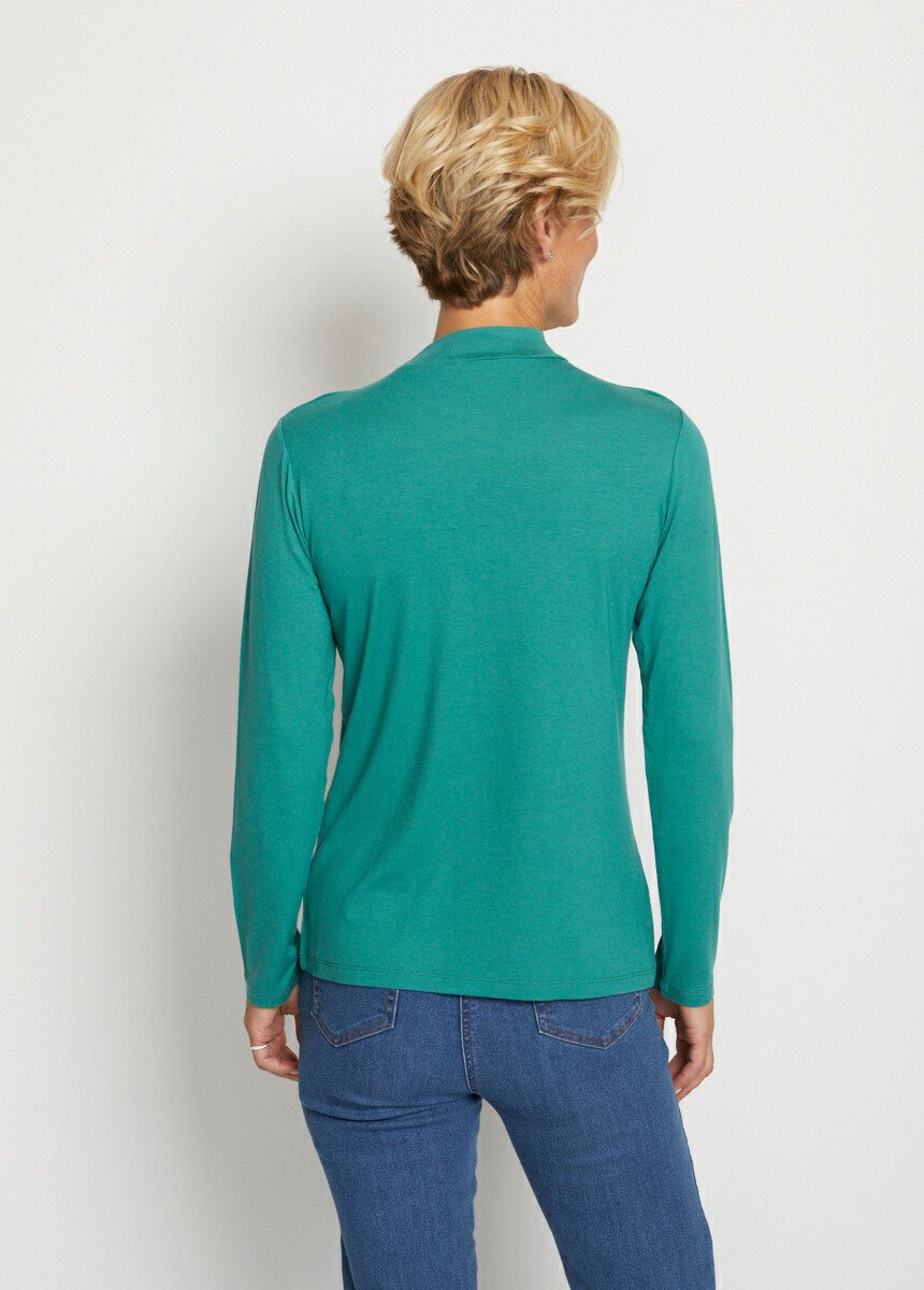 T-shirt_met_hoge_hals_Uni_vert_DO1_slim