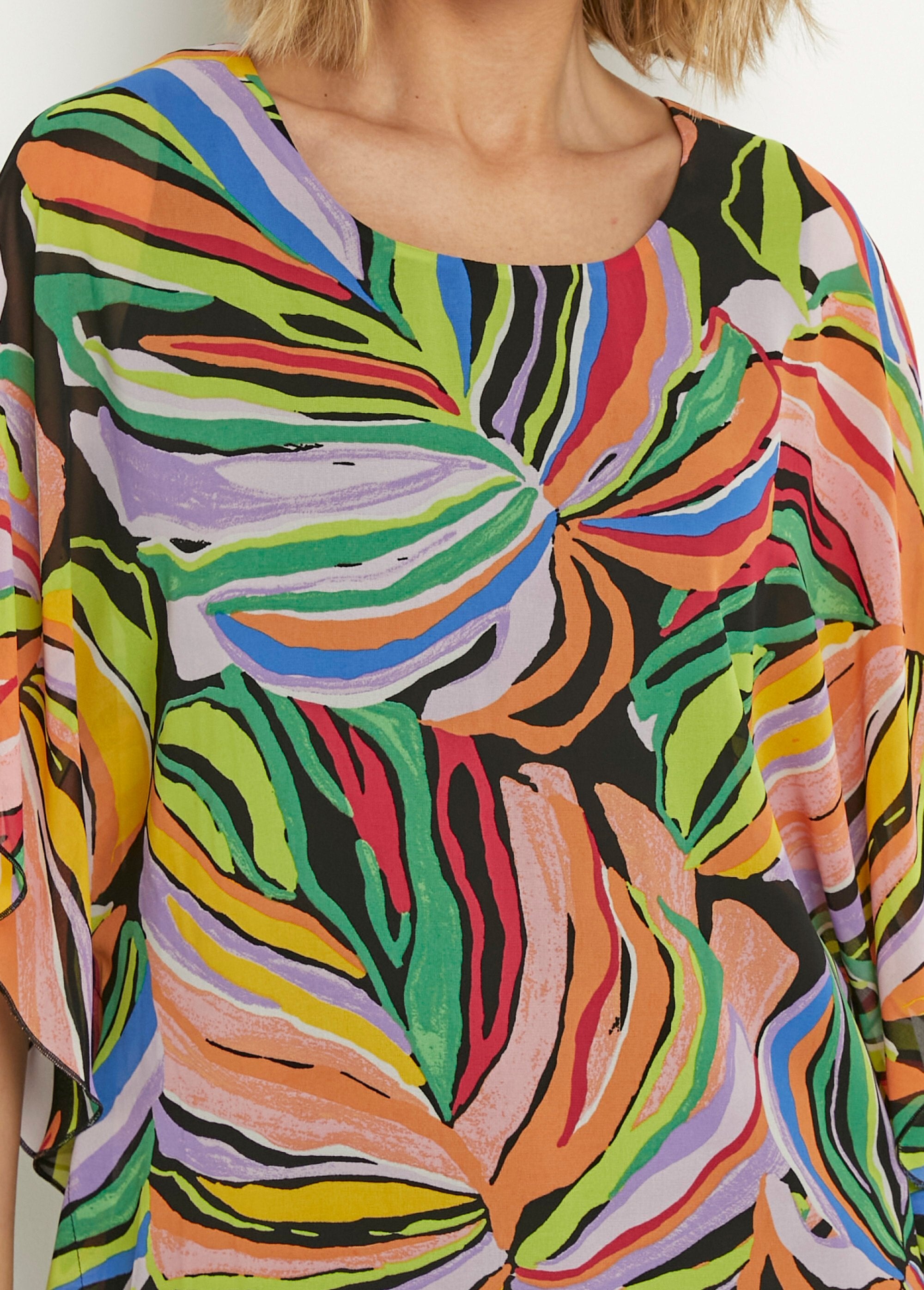 Losvallende_tuniek_met_popbladerenprint_Multicolore_DE1_slim