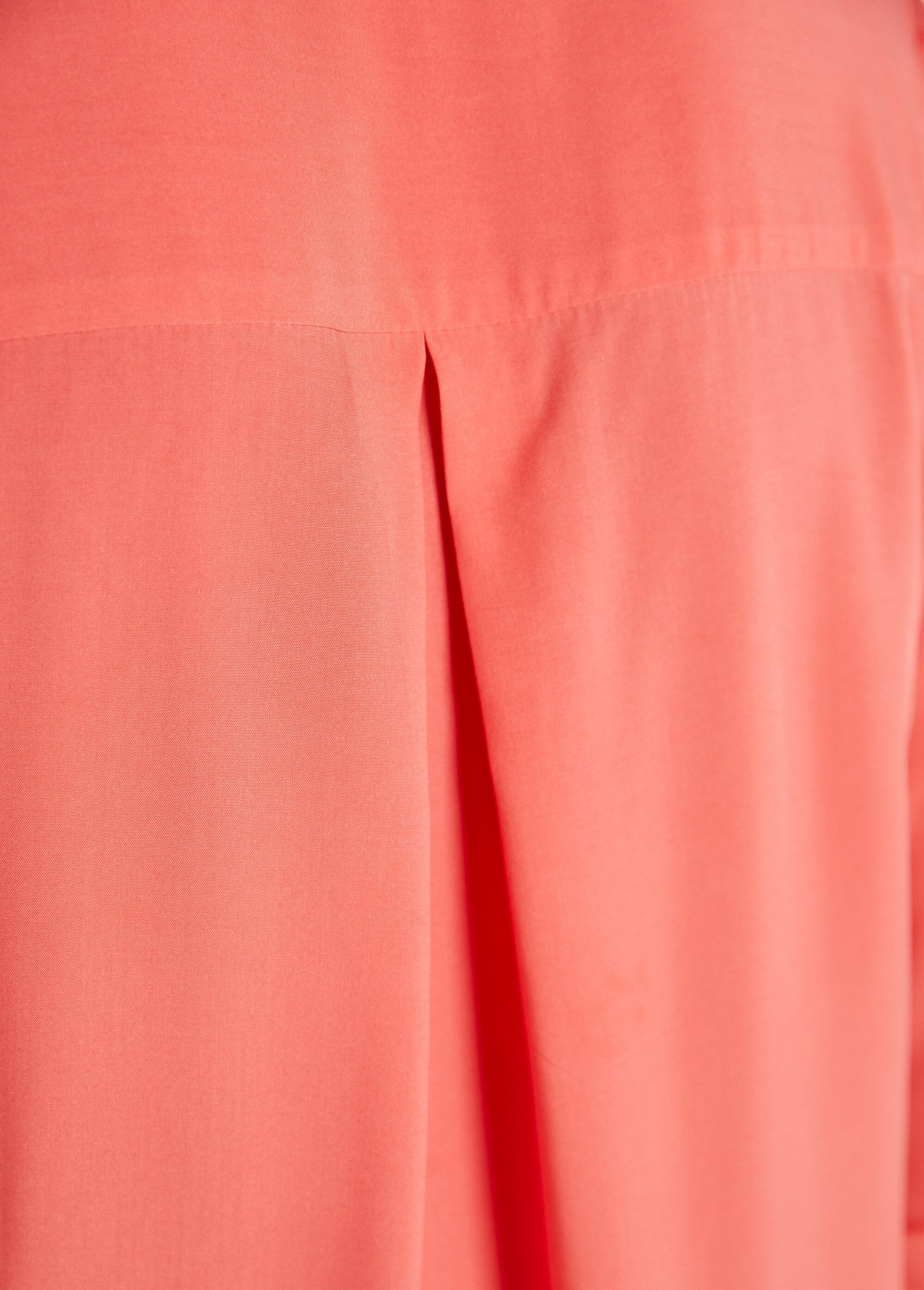 Lange_losvallende_tuniek_met_3/4_mouwen_Corail_DE3_slim