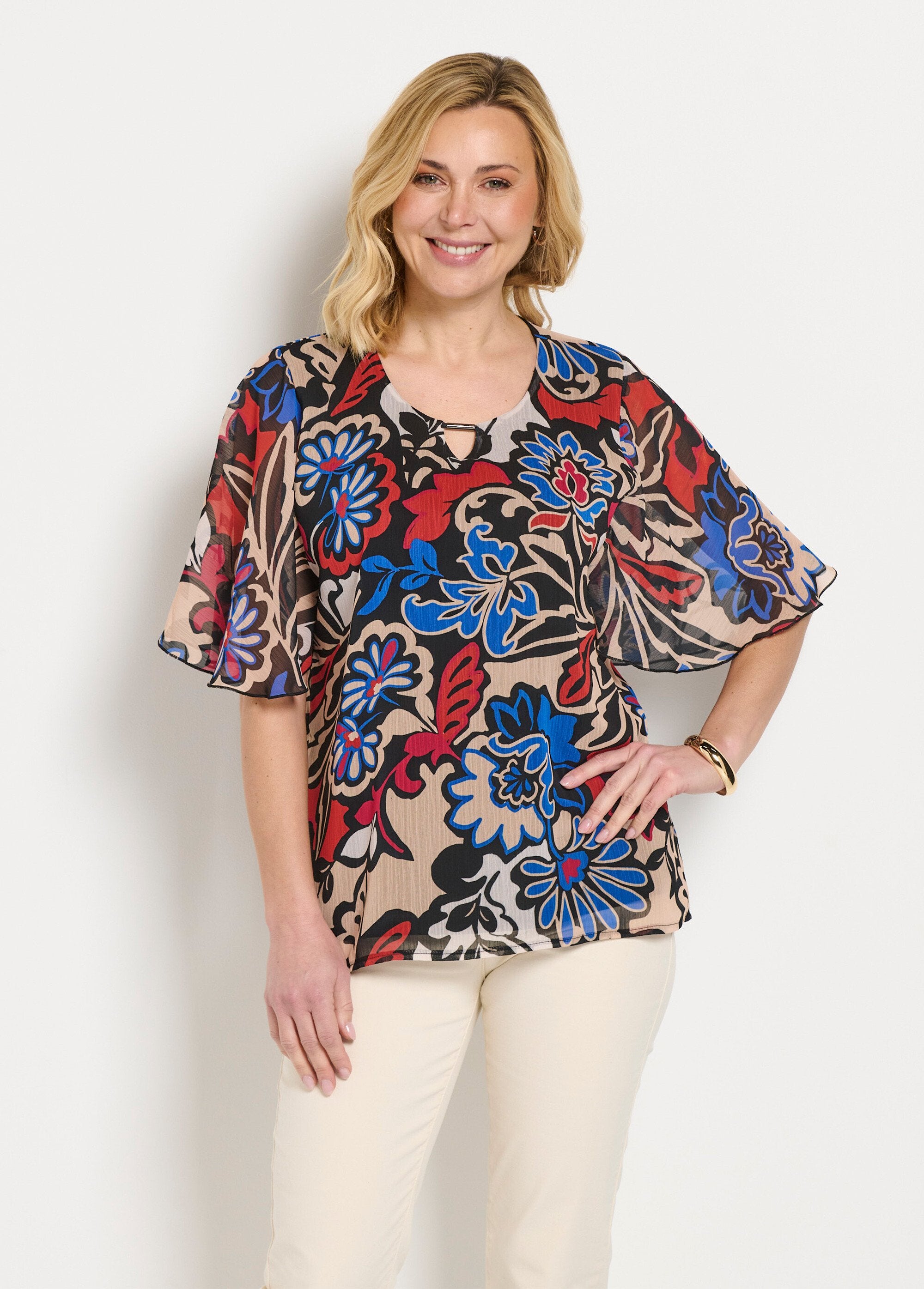 Losvallende_lange_tuniek_van_voile_met_print_Noir_et_ecru_FA1_slim
