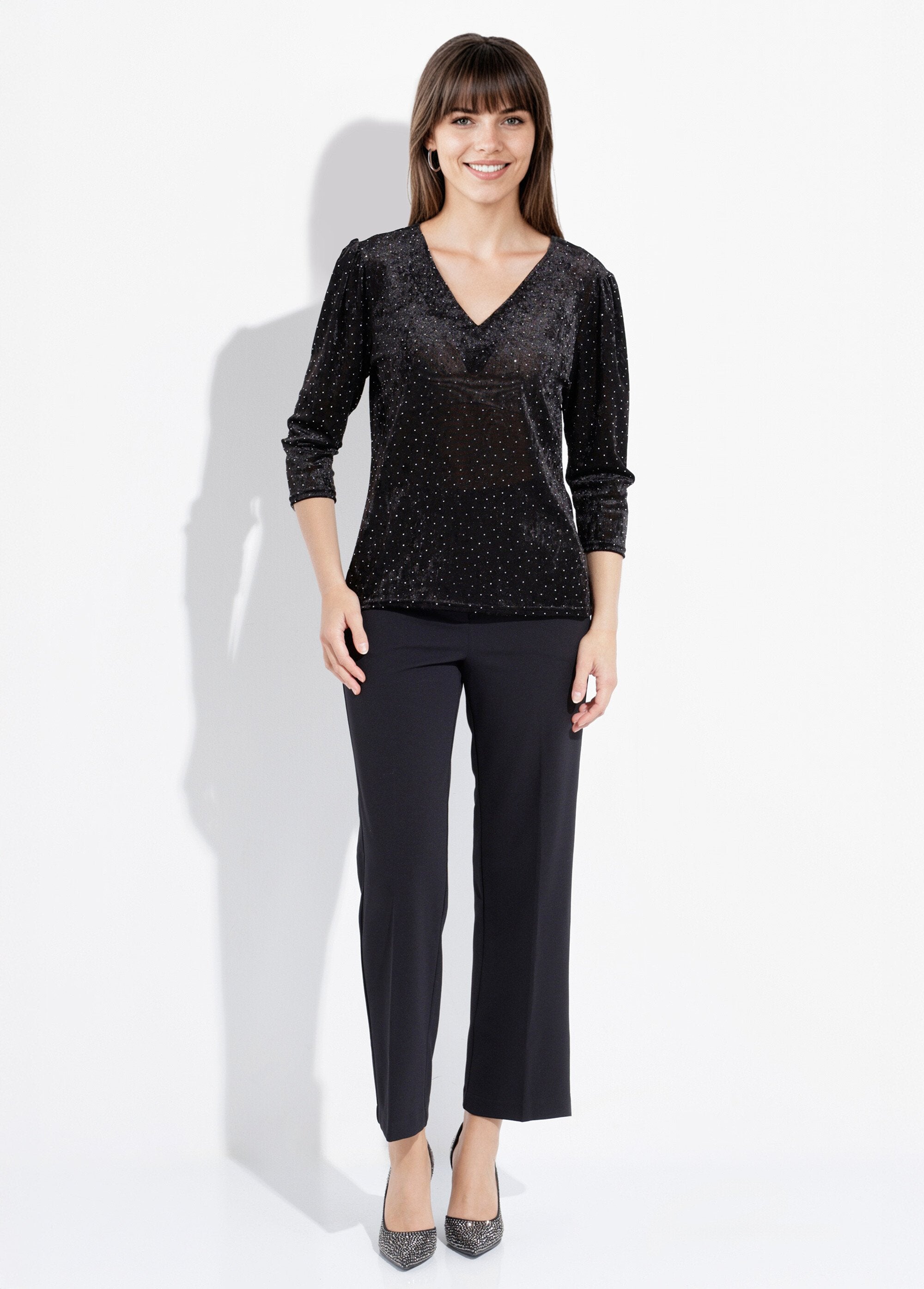 Chique_tuniek_met_V-hals,_fluweel_met_stras_Noir_SF1_slim