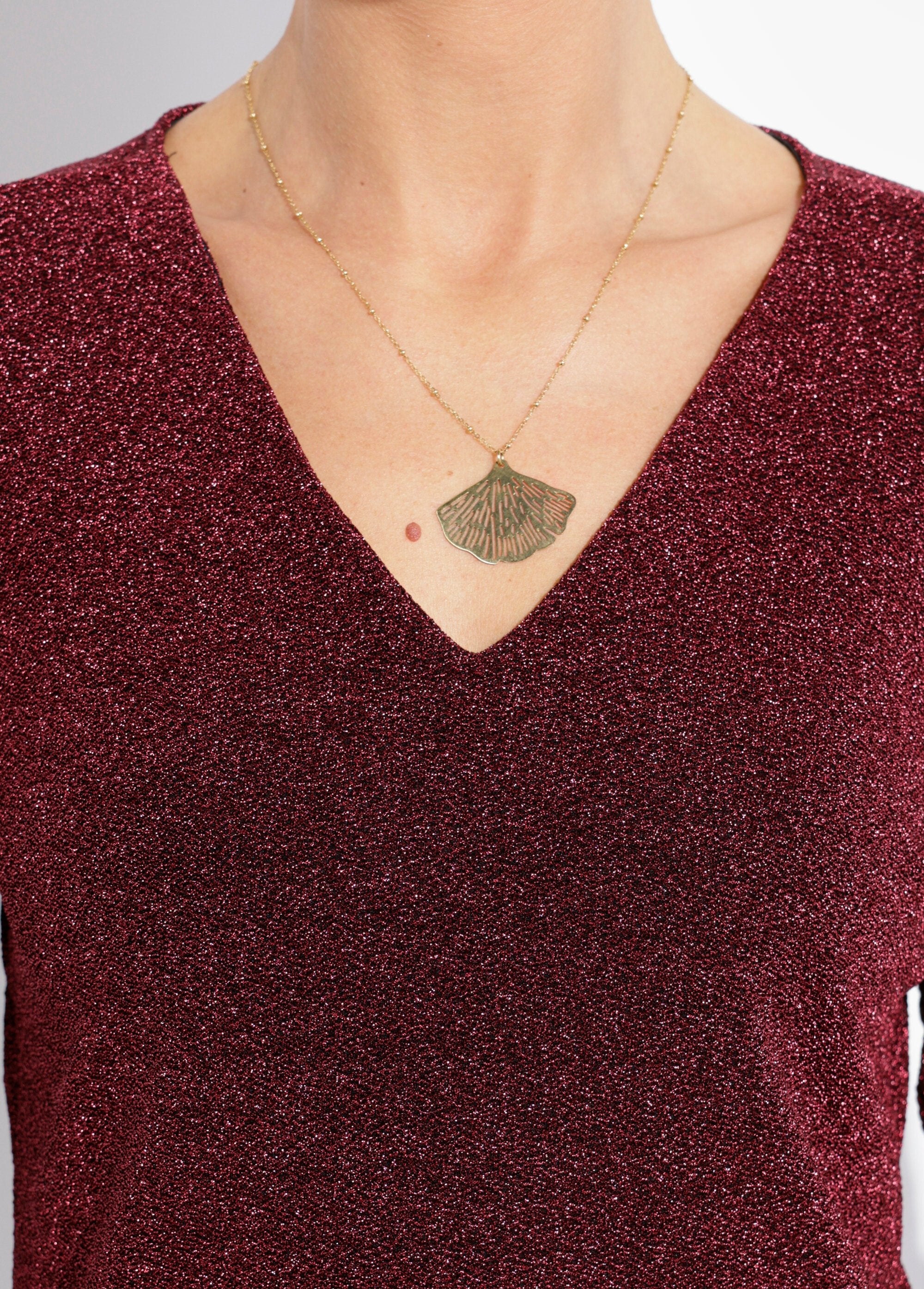 Chique_gebreide_metallic_tuniek_met_V-hals_Bordeaux_DE1_slim