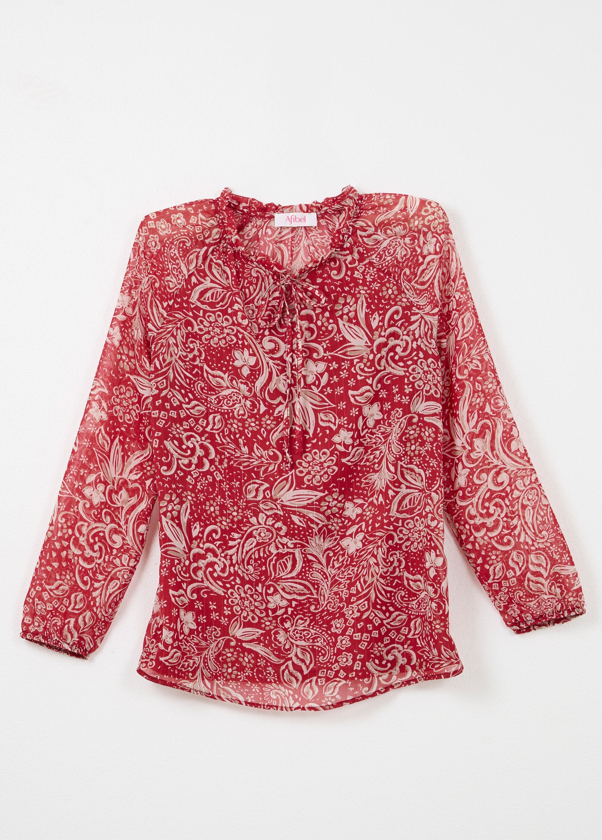 Lange_tuniek_van_glanzende_voile_met_bloemen_en_een_kraag_met_ruches_Imp_bordeaux_AP1_slim