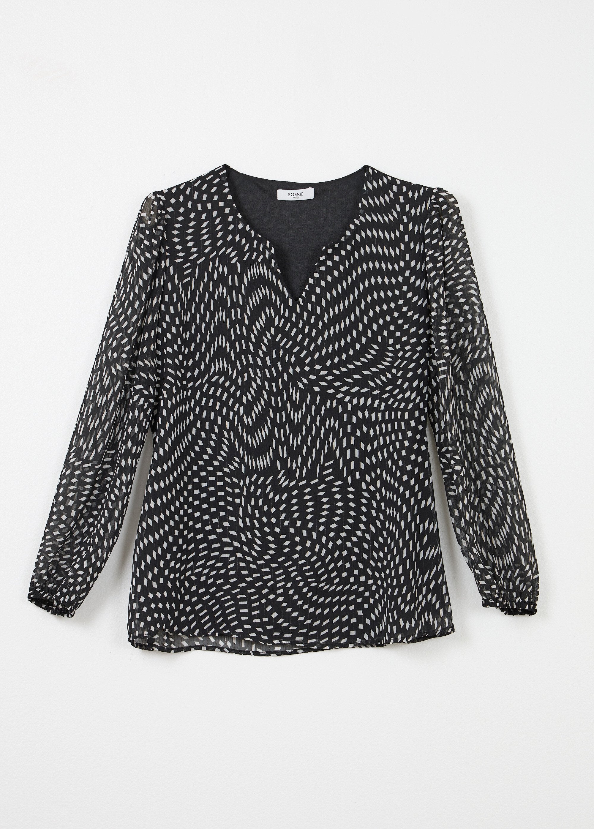 Tuniek_van_voile_met_lange_mouwen_Noir_et_blanc_AP1_slim