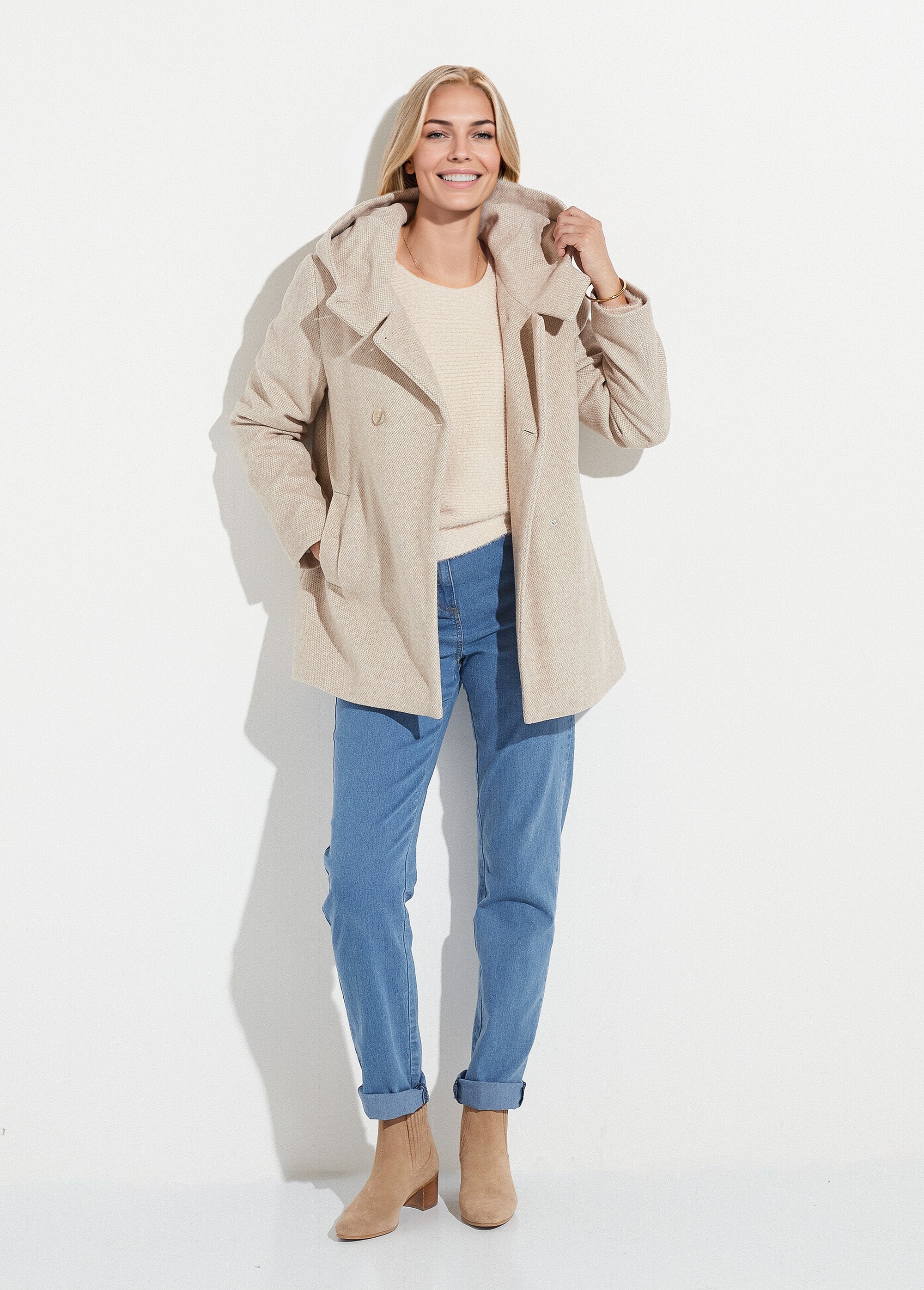 Double-breasted_tweed_wollen_jack_met_capuchon_Beige_SF1_slim