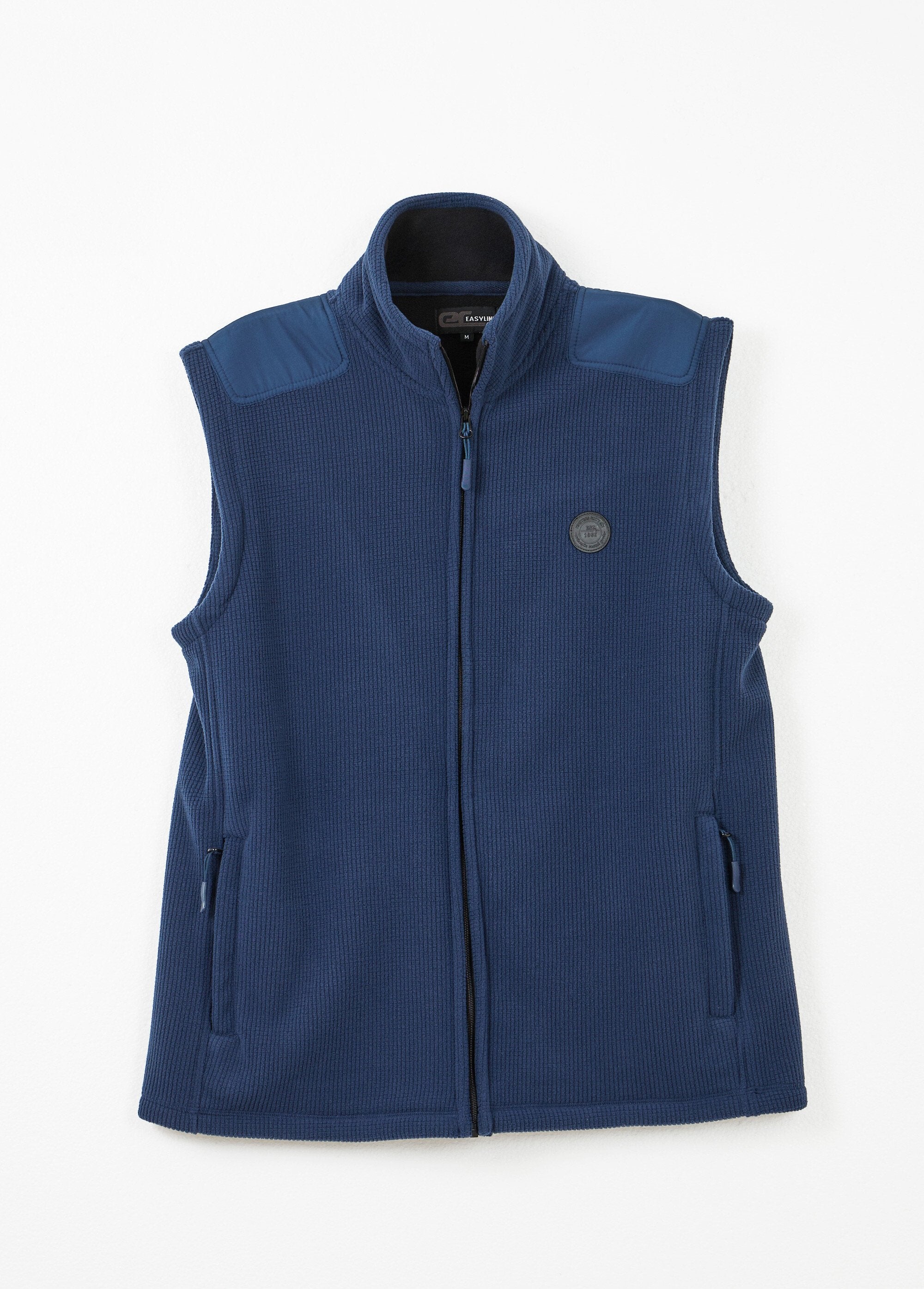 Mouwloos_fleecejack_met_opstaande_kraag_Marine_AP1_slim