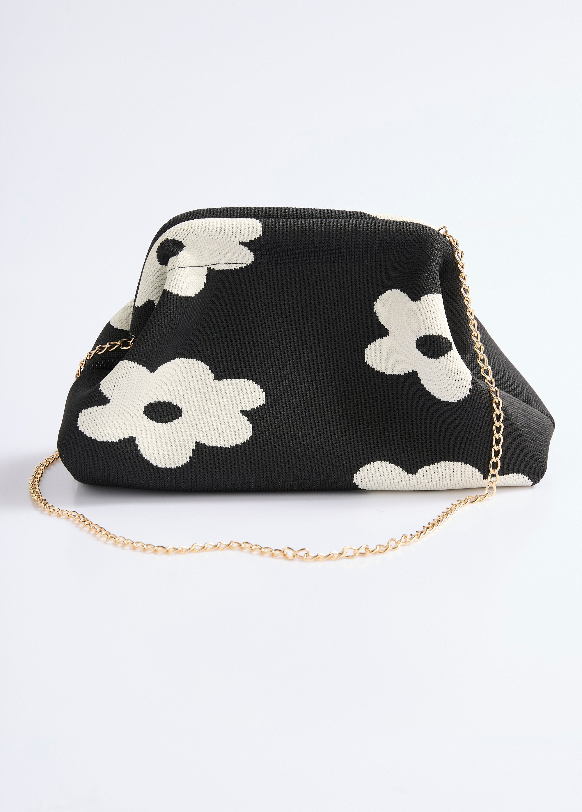 Handtas_van_mesh,_stevige_sluiting_en_ketting_Noir_et_blanc_FA1_slim