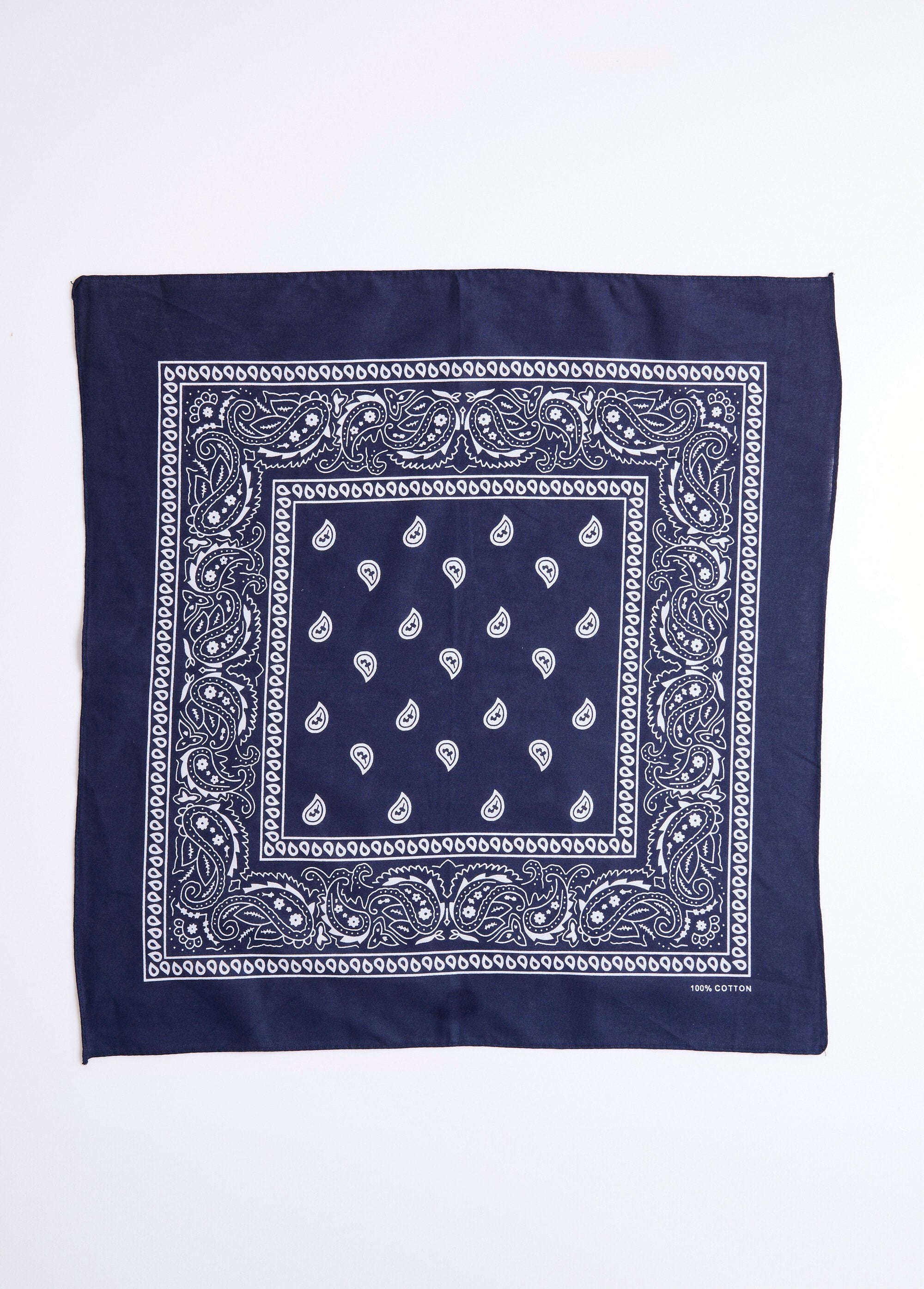 Vierkante_bandana_sjaal_Marine_DE1_slim