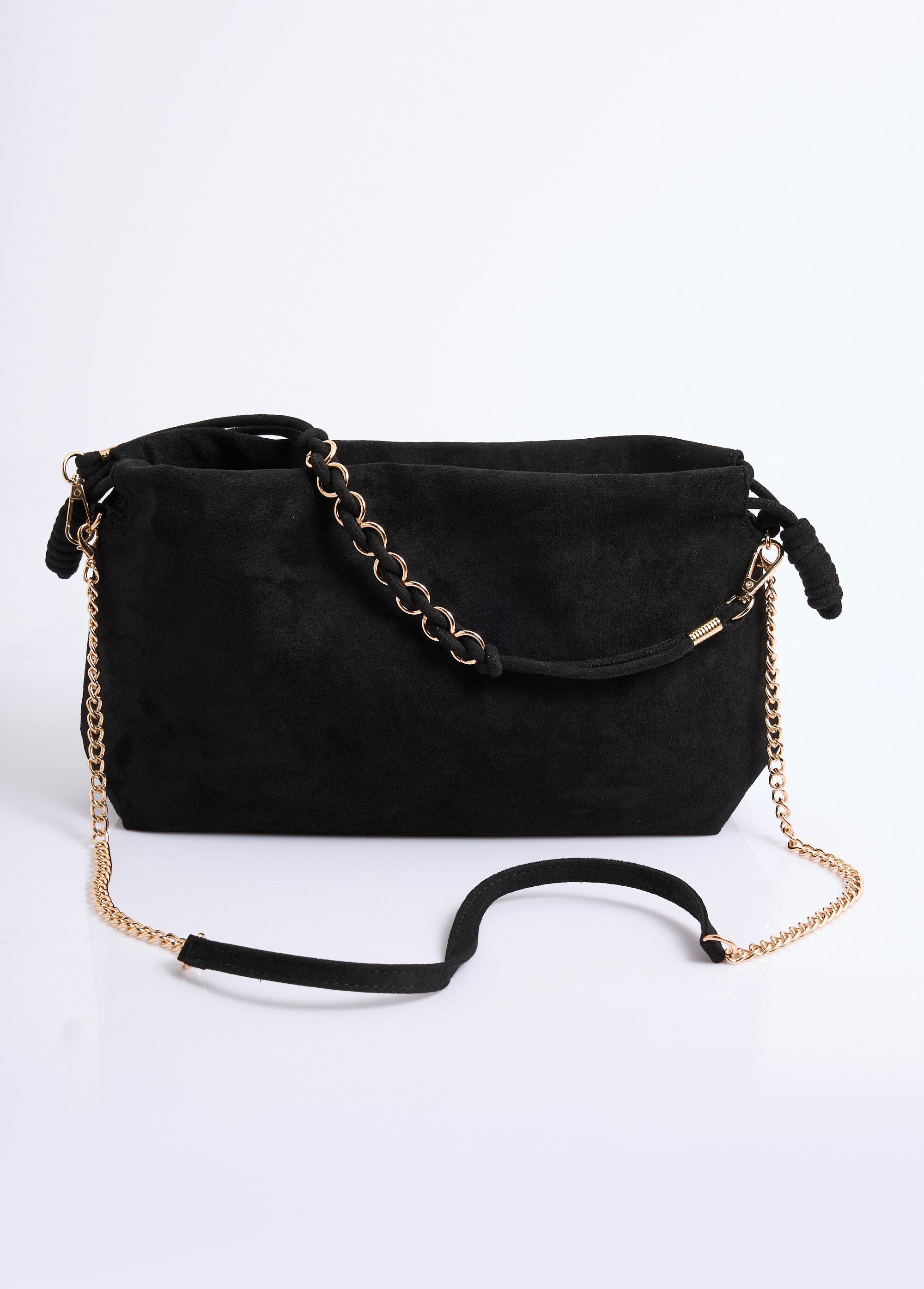 Chique_clutch_handtas_van_suède_Noir_DE1_slim