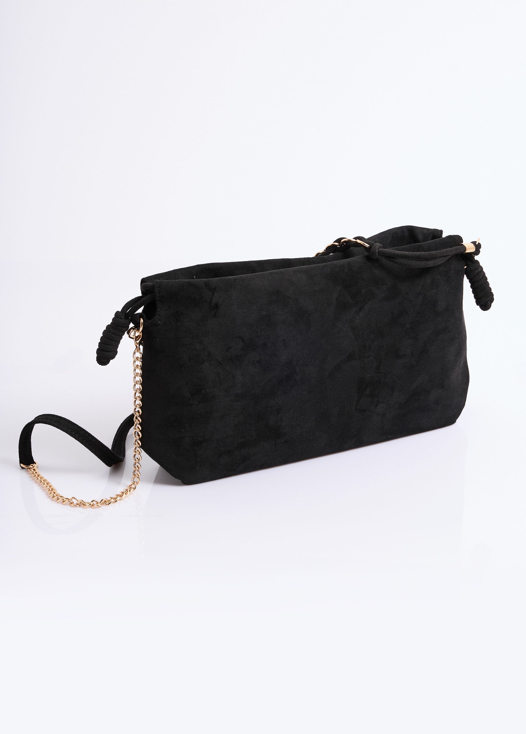 Chique_clutch_handtas_van_suède_Noir_FA1_slim