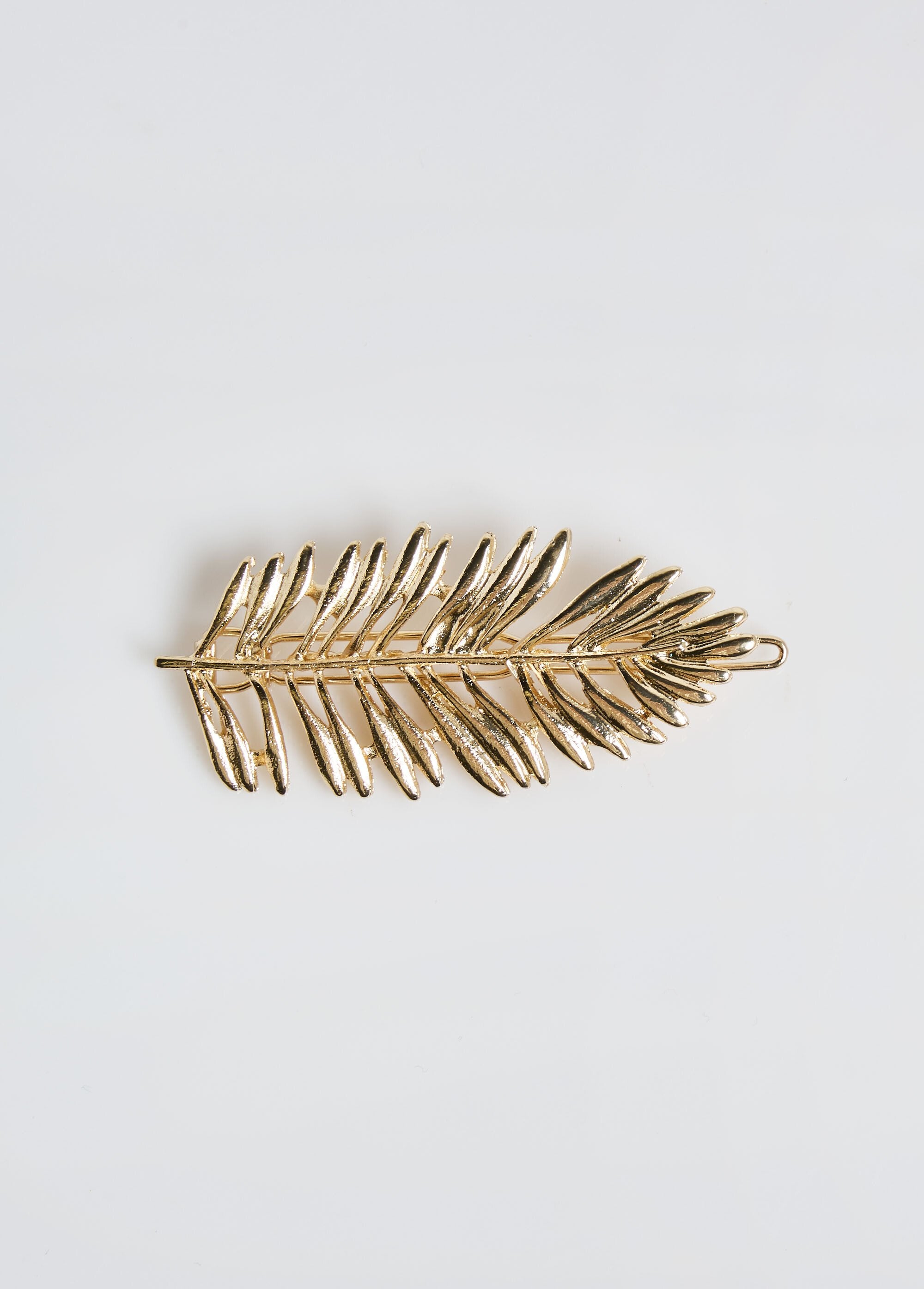 Barrette_acier_inox_forme_branchage_Dore_DE2_slim