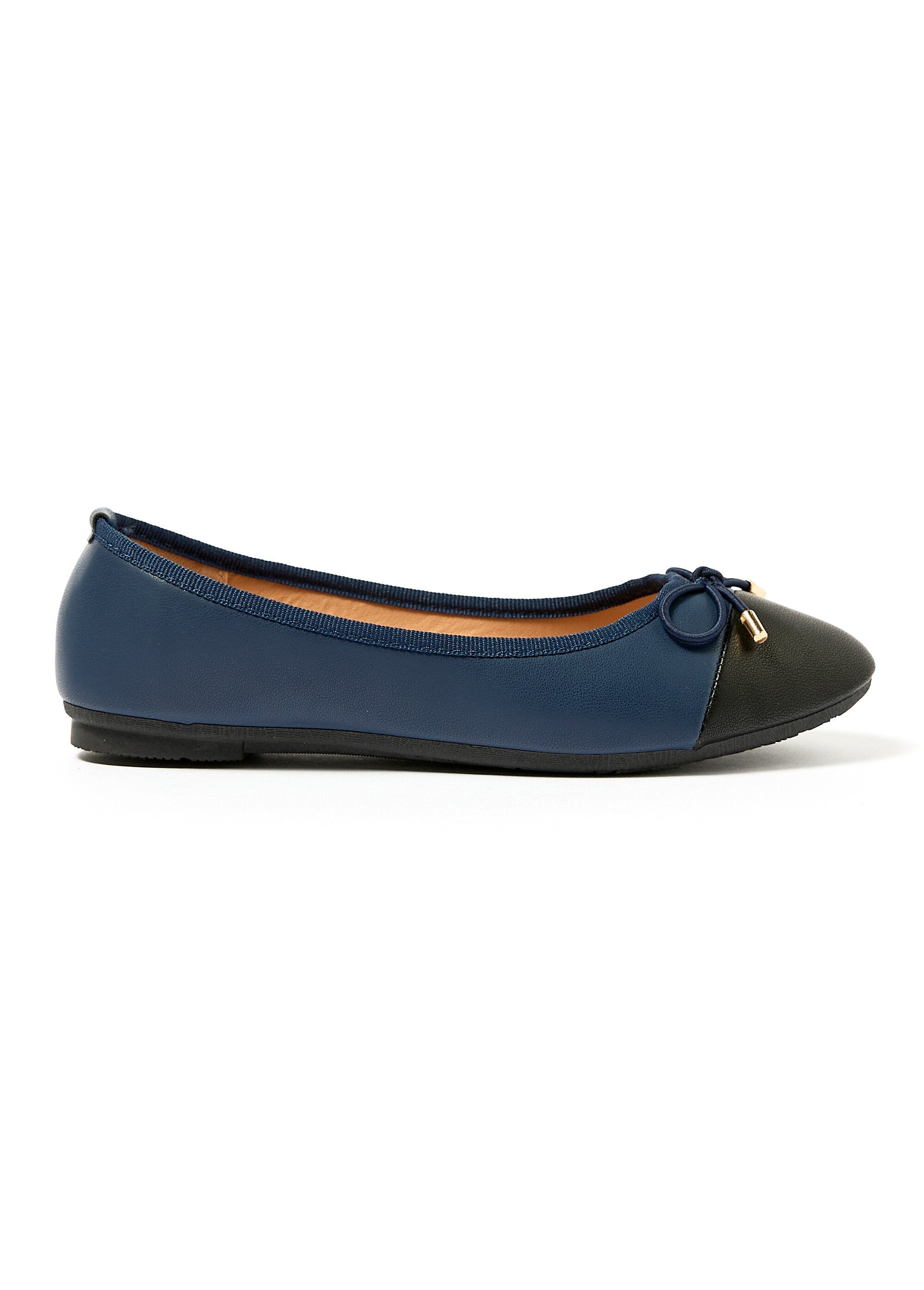 Ballerina_met_aangehechte_teen_en_strikje_Marine_DR1_slim