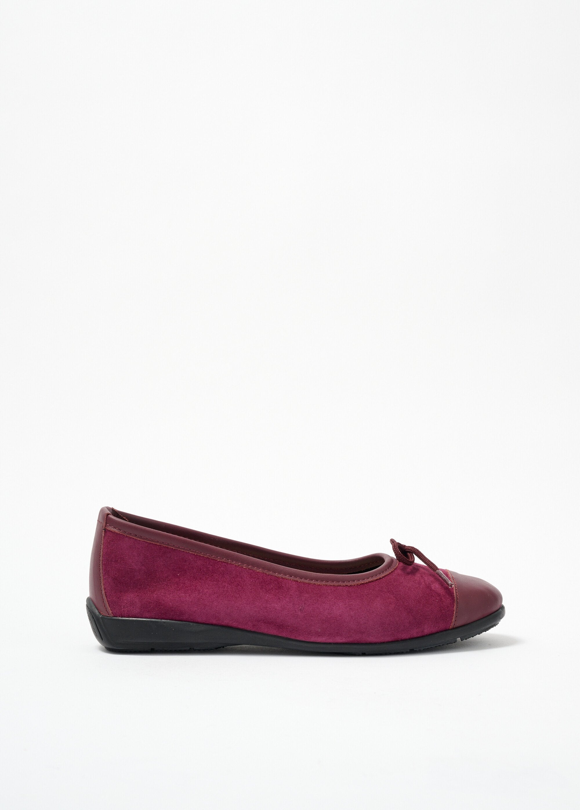 Zachte_leren_ballerina's,_comfortwijdte_Bordeaux_DR1_slim