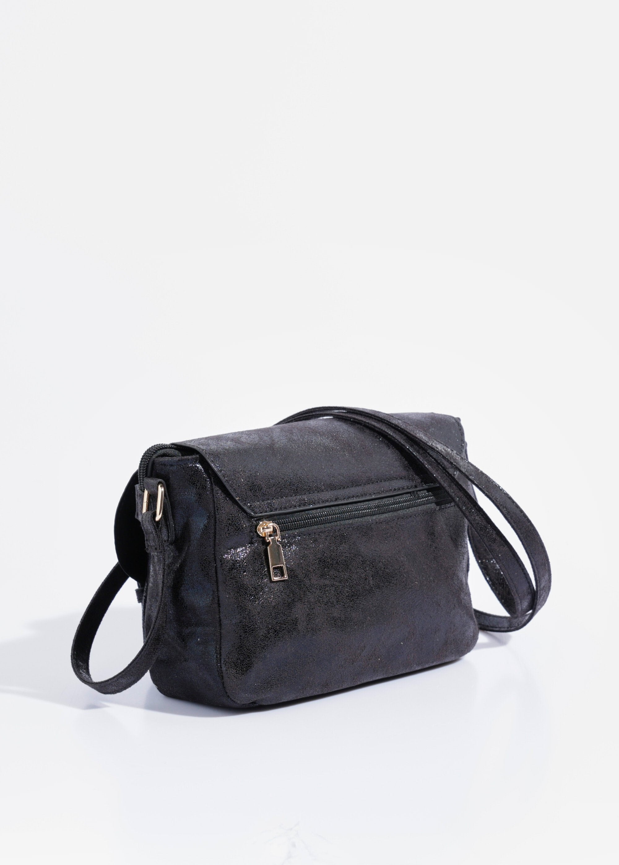 Iriserende_schoudertas_met_flap_met_2_gespen_Noir_DO1_slim