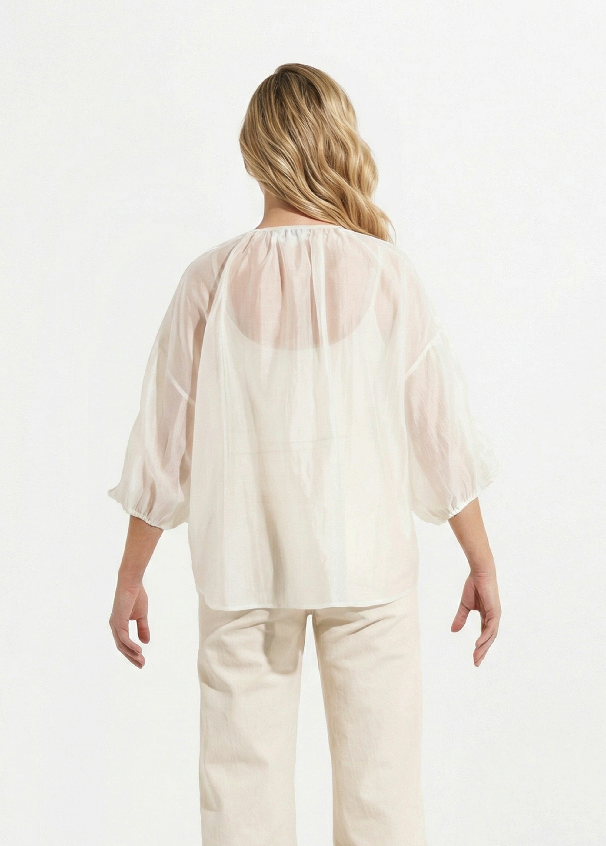 V-hals_blouse_met_ruches_Blanc_DO1_slim