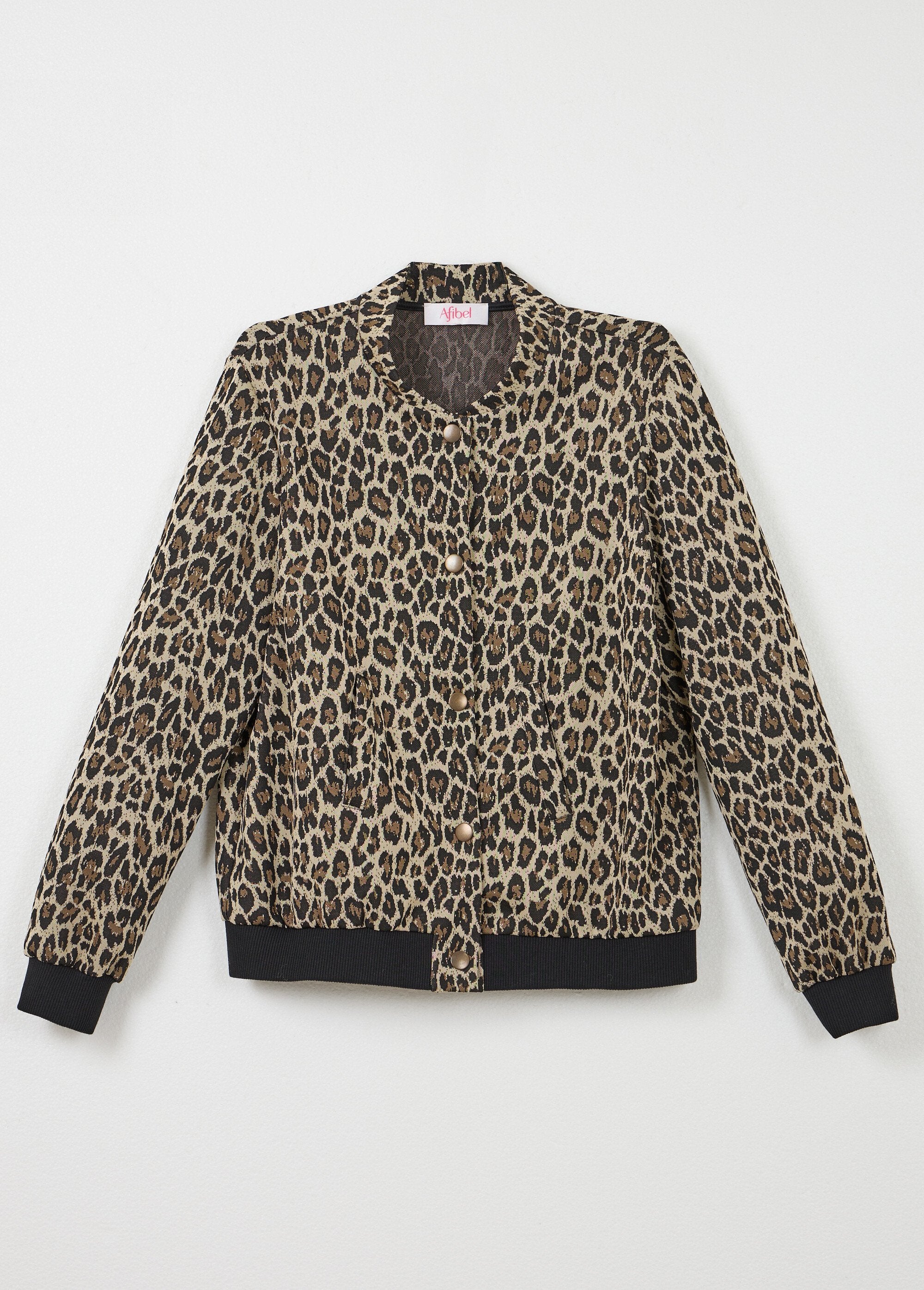 Drukknoop_bomberjack_met_dierenhuidprint_Beige_et_noir_AP1_slim