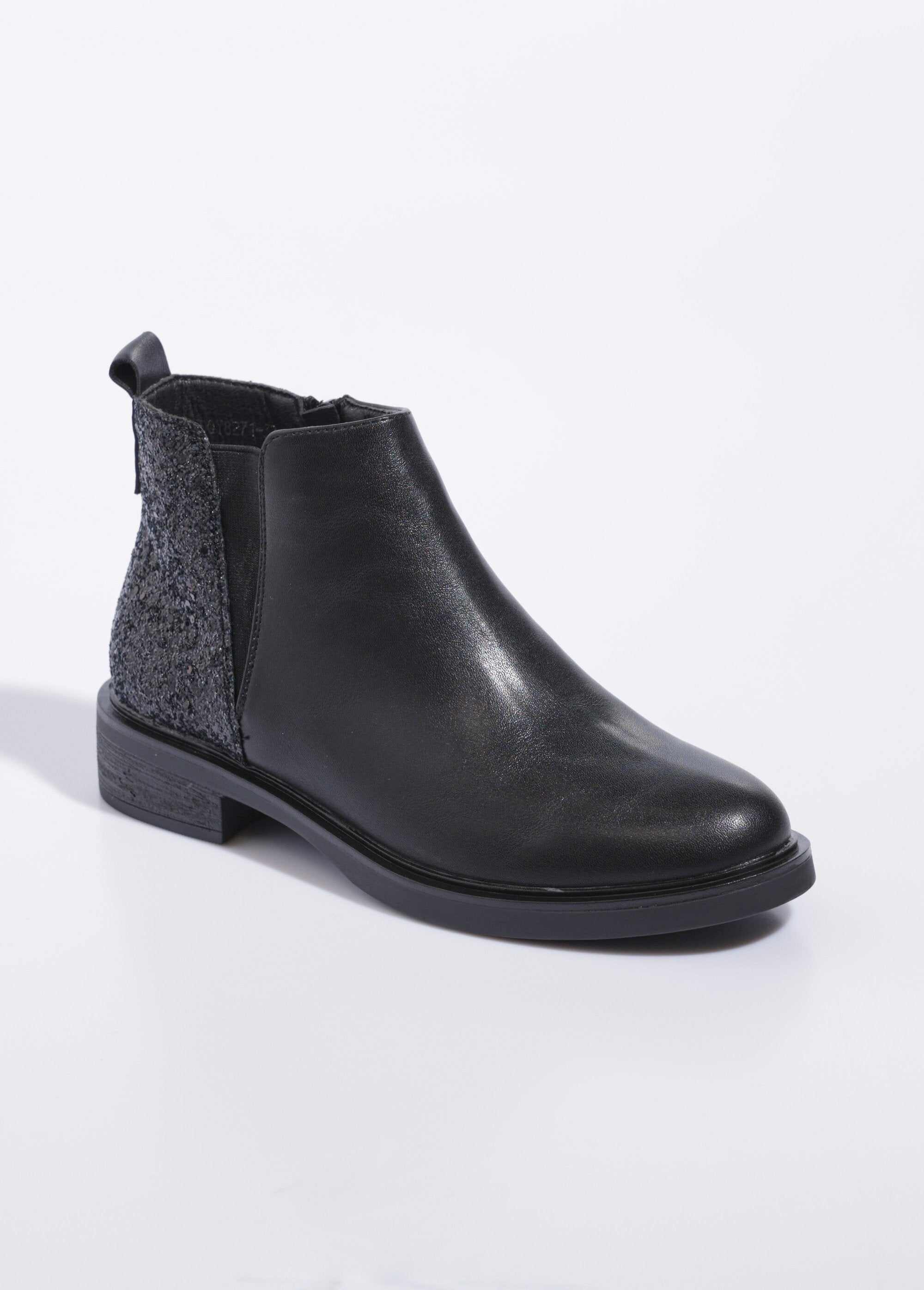 Boots_Chelsea,_détail_paillettes_talon_Noir_FA1_slim