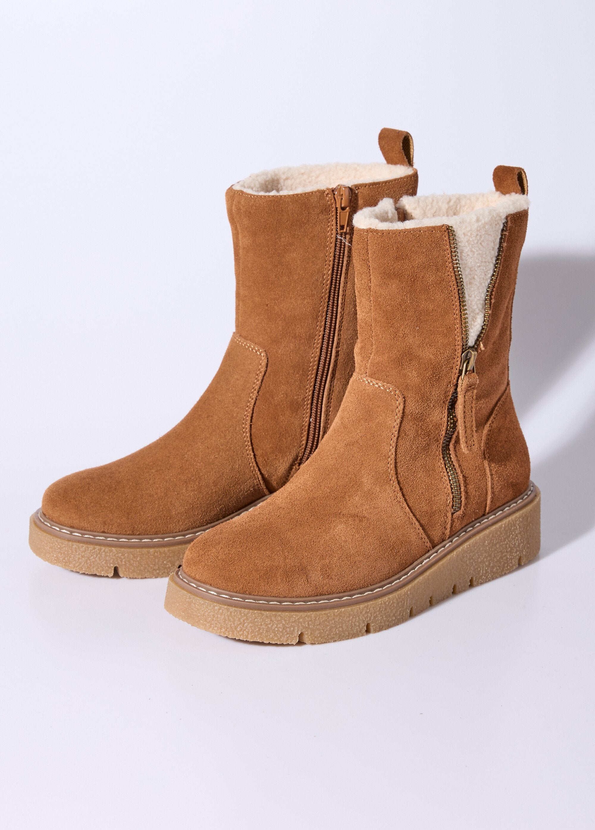 Leren_enkellaarsjes,_bontdetail_Camel_DE1_slim