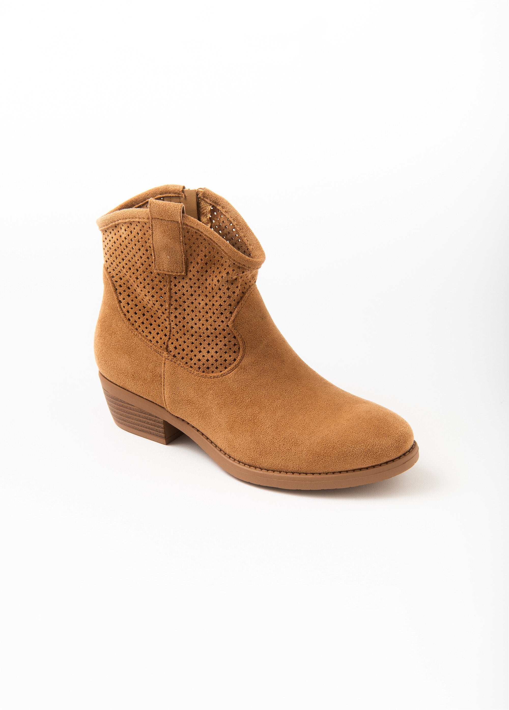 Westernlaarzen_met_rits_van_geperforeerd_materiaal_Camel__FA1_slim