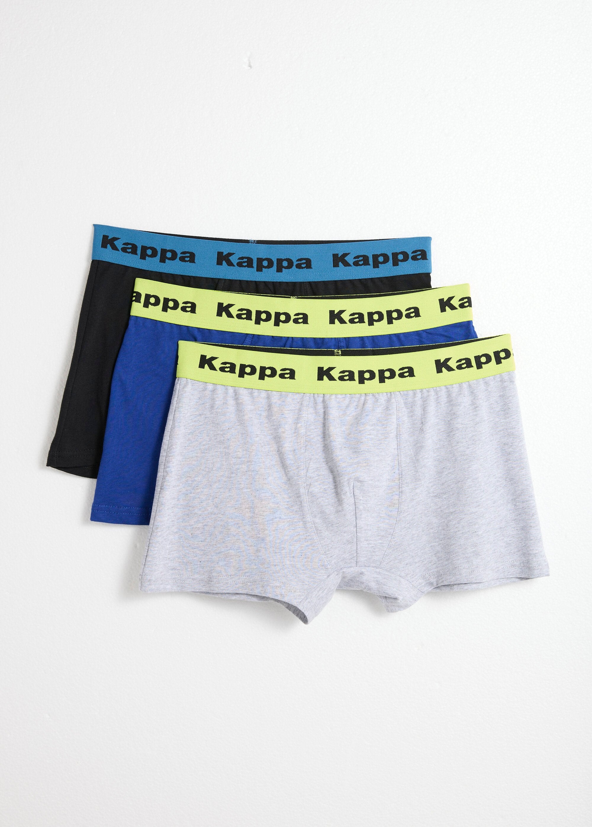 Effen_boxershort,_fluorescerende_elastische_tailleband_Noir_et_gris_et_bleu_FA1_slim