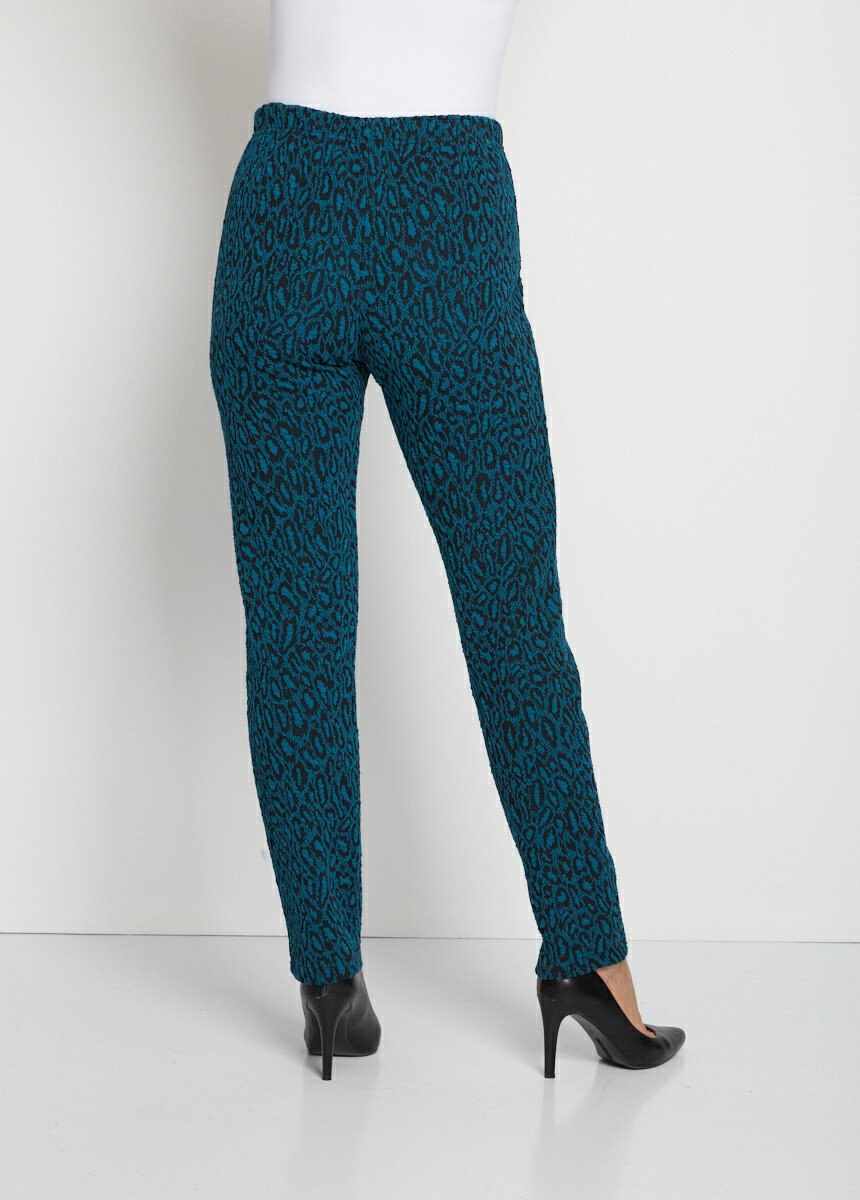 Legging_van_stretch_jersey_met_elastische_tailleband_Lagune_en_zwarte_jacquard_DO1_slim