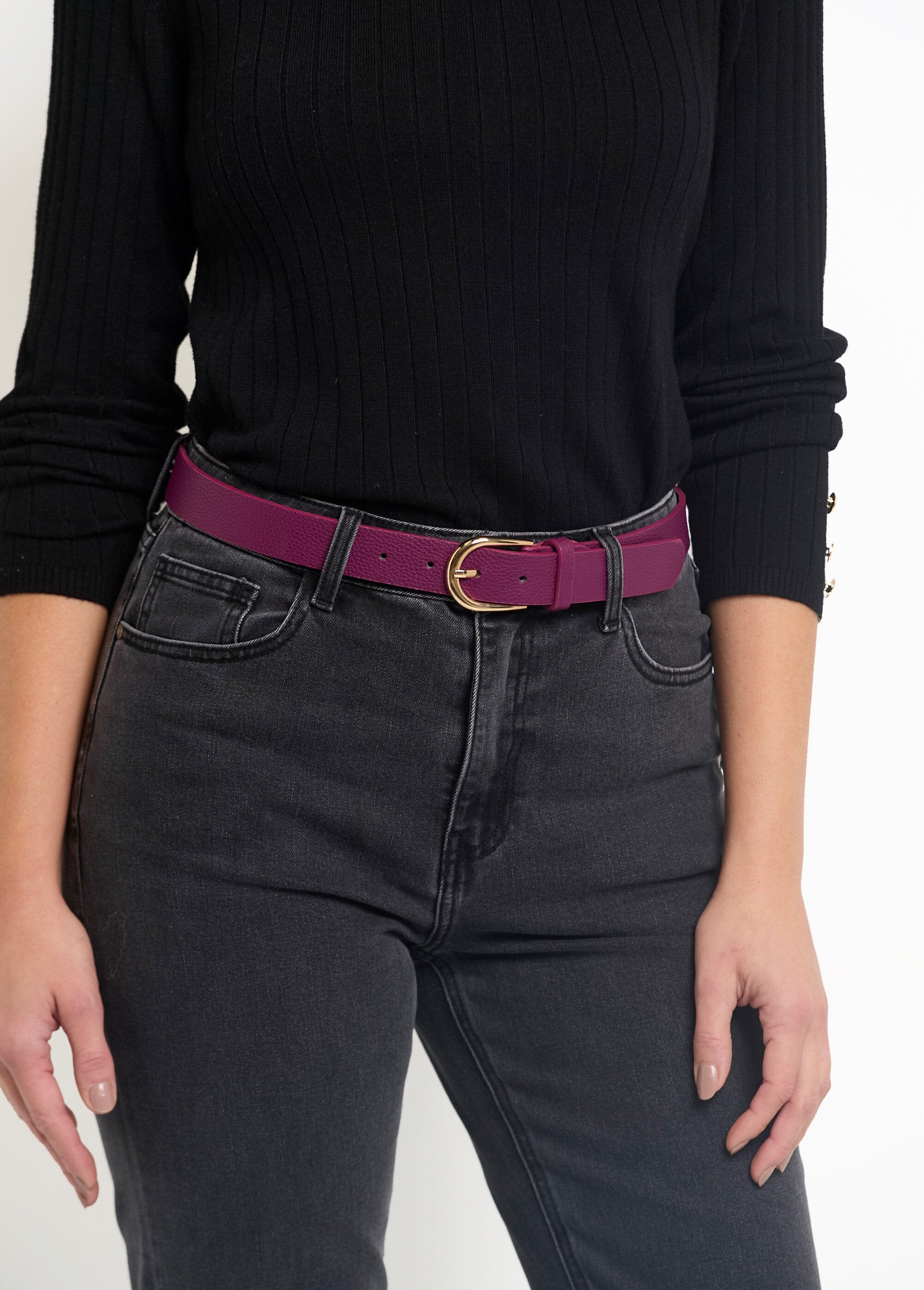 Imitatieleren_riem_met_metalen_gesp_Prune_FA1_slim