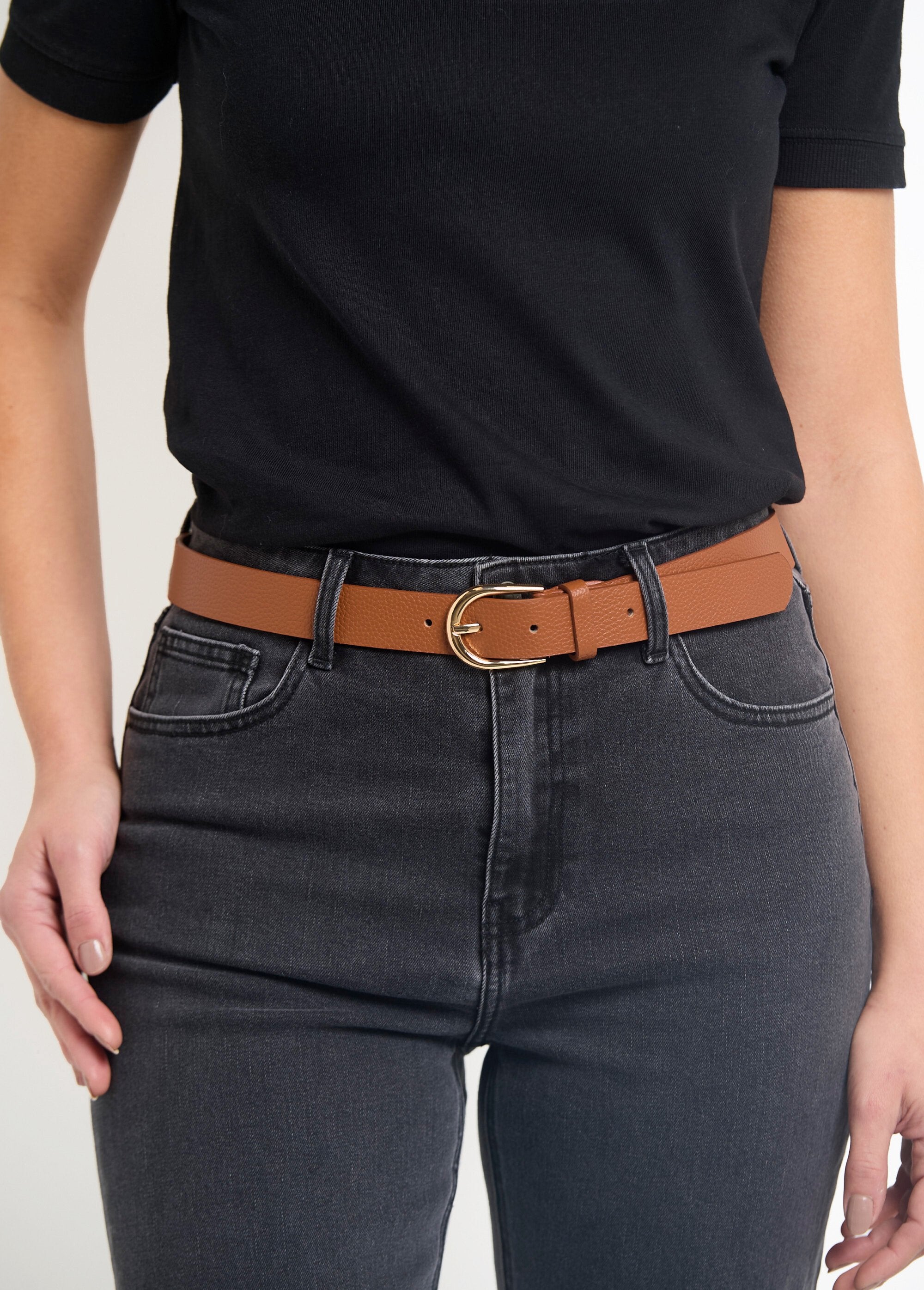 Imitatieleren_riem_met_metalen_gesp_Camel_FA1_slim