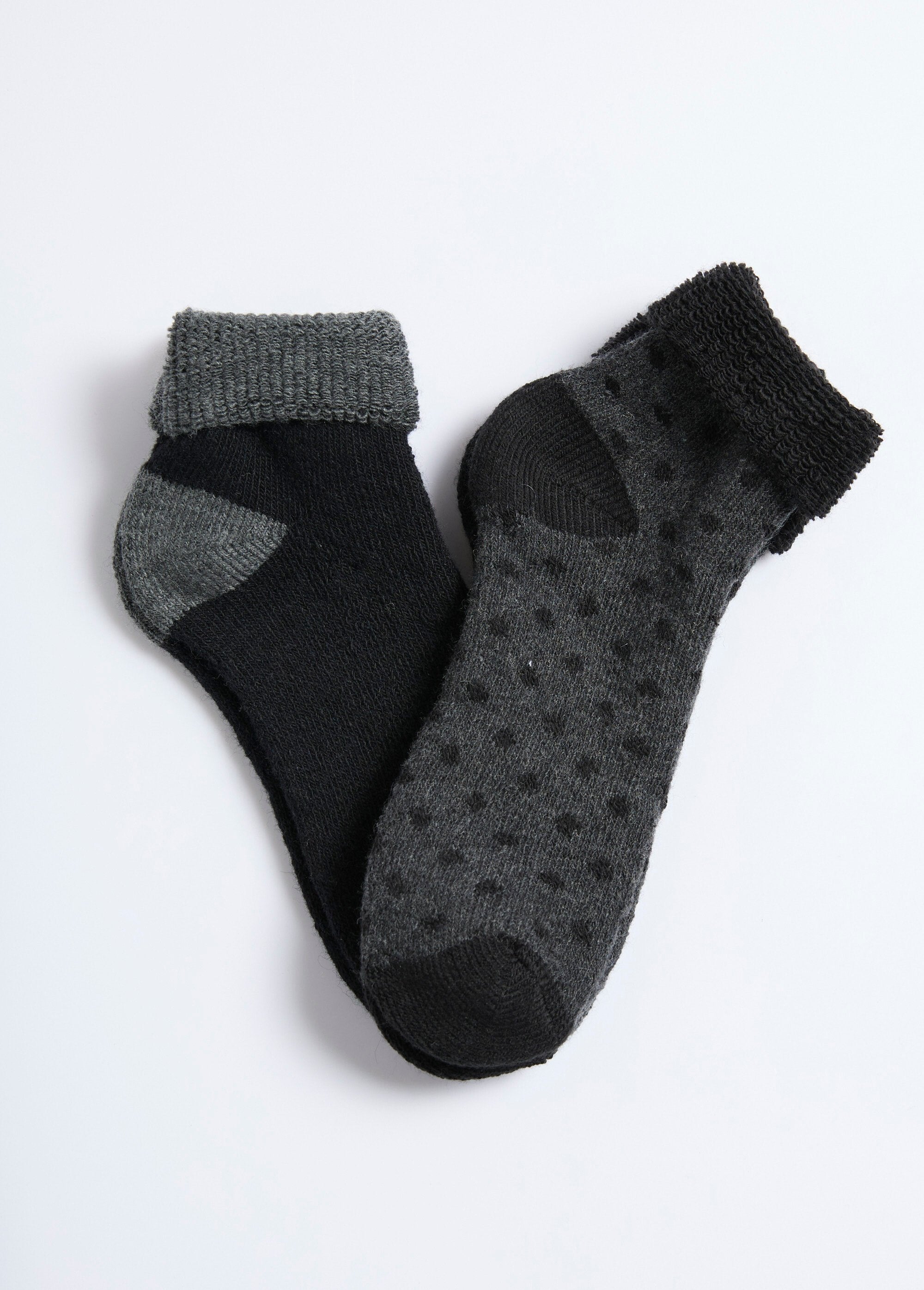 Warme_wollen_en_bouclette_sokken_Assortis_noir_FA1_slim