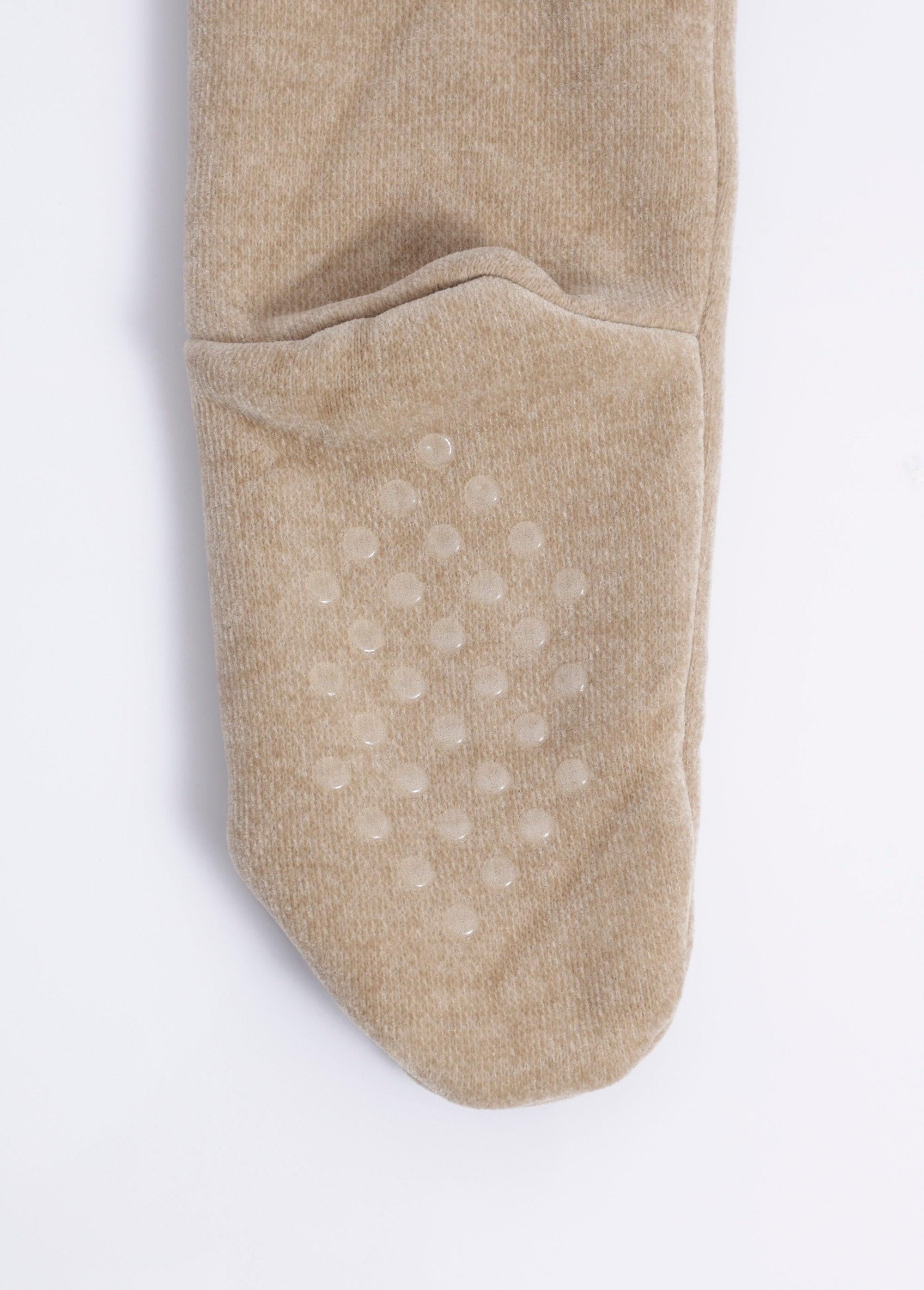 Chaussettes_d'intérieur_chaudes_à_picots_Sable_DE3_slim