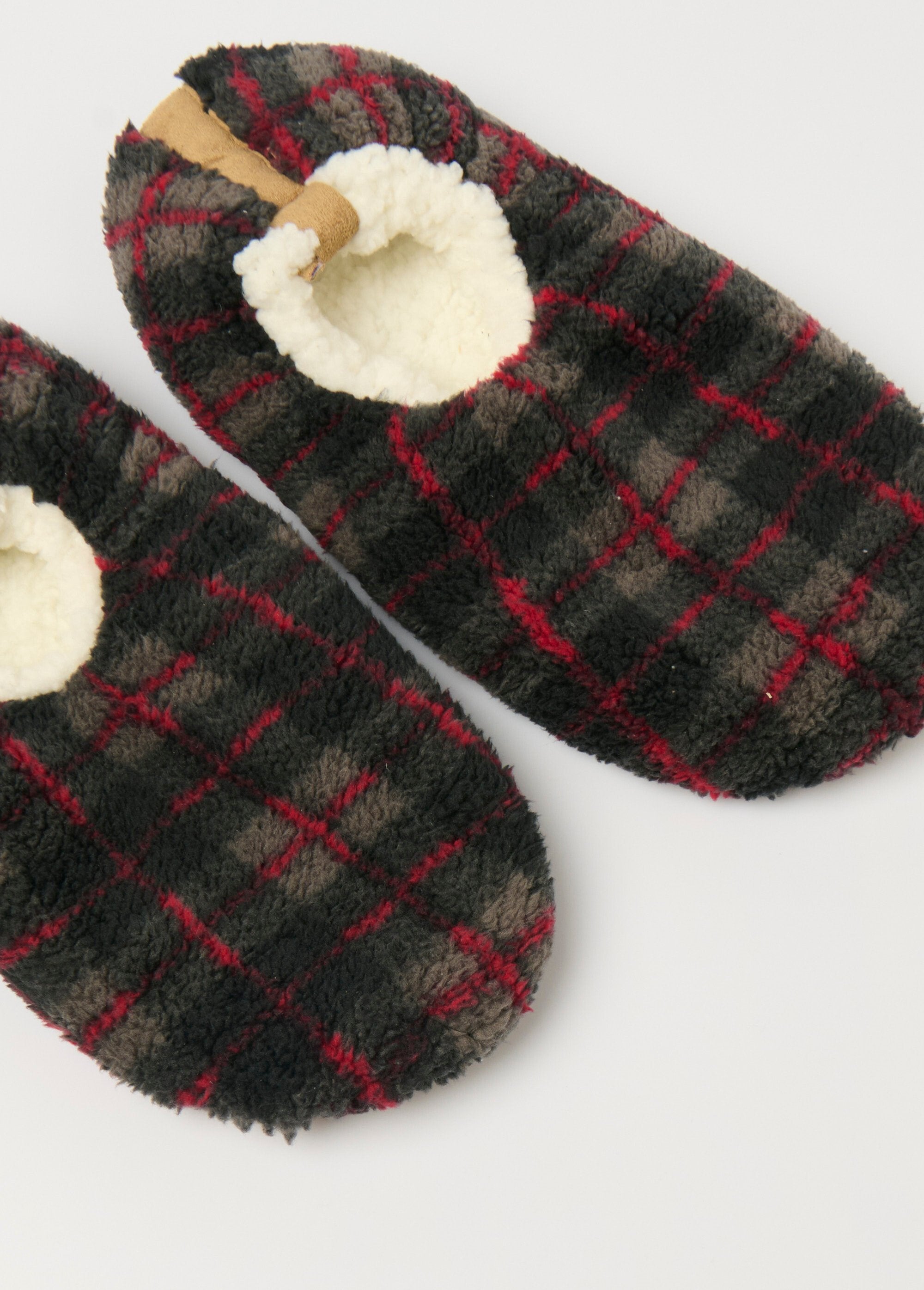 Warme_antislip_gevoerde_pantoffels_Carreaux_rouge_DE1_slim
