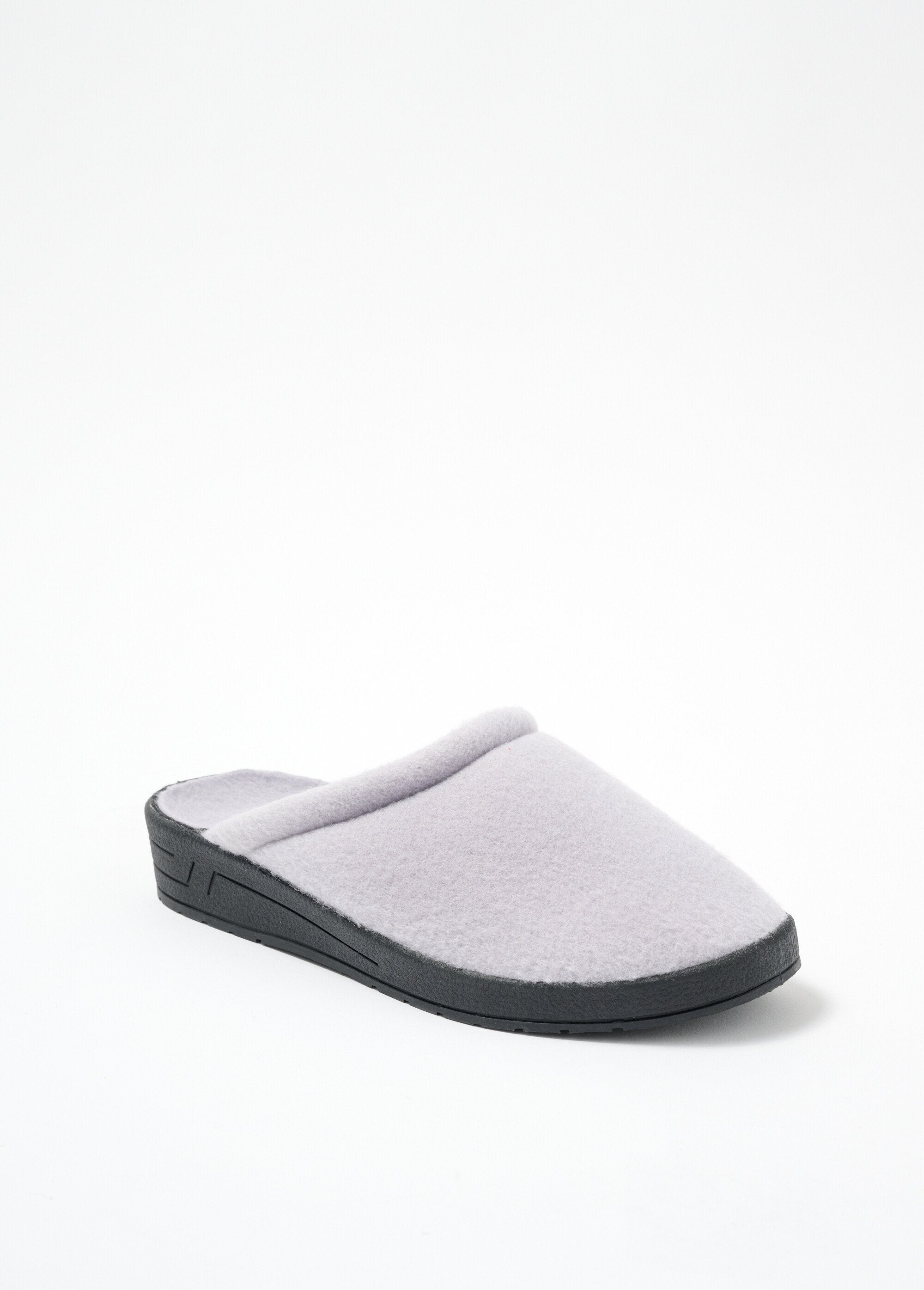 Gemengde_muiltjes_comfort_breedte_fleece_pantoffels_Gris_FA1_slim