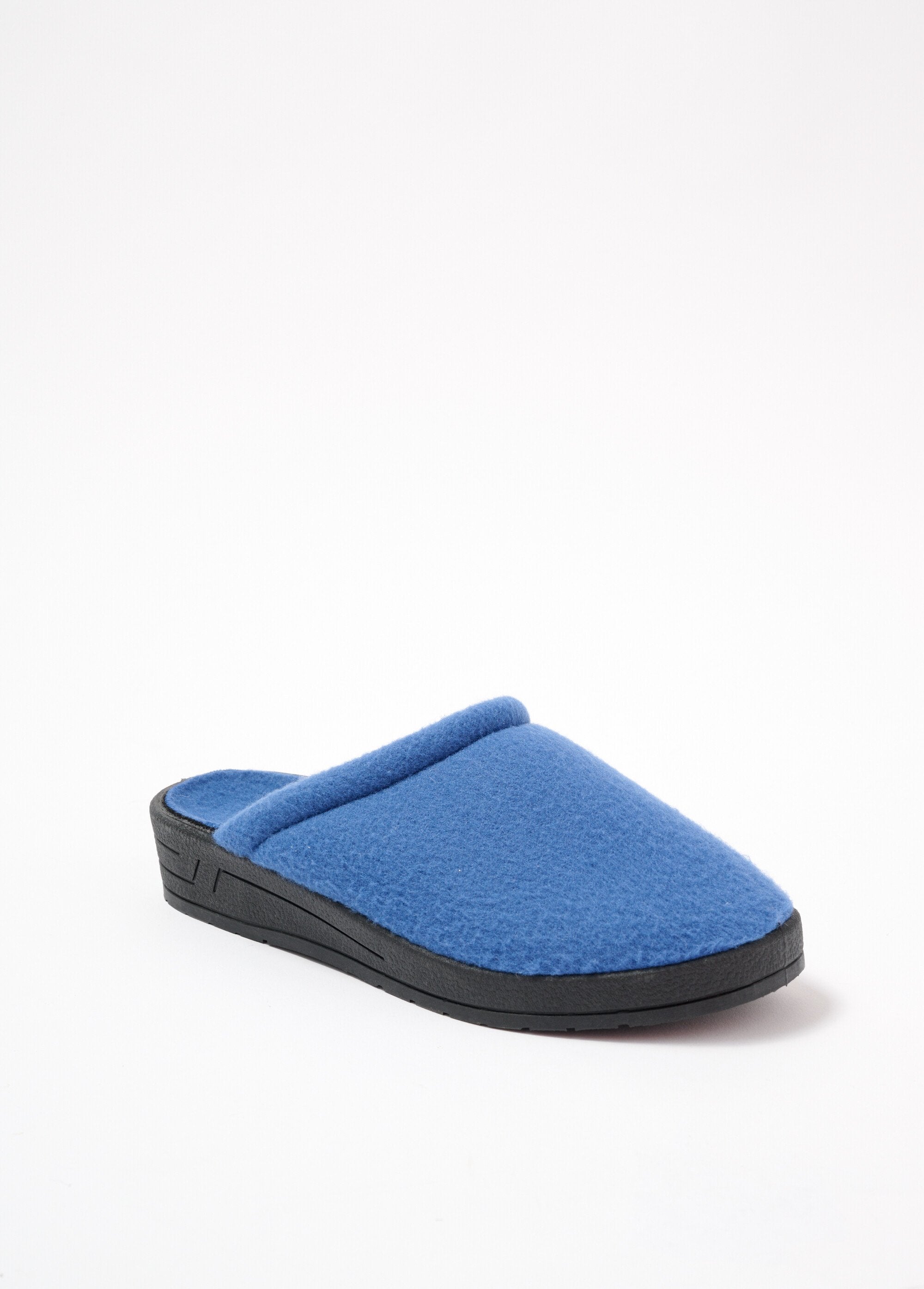 Gemengde_muiltjes_comfort_breedte_fleece_pantoffels_Bleu_jean_FA1_slim