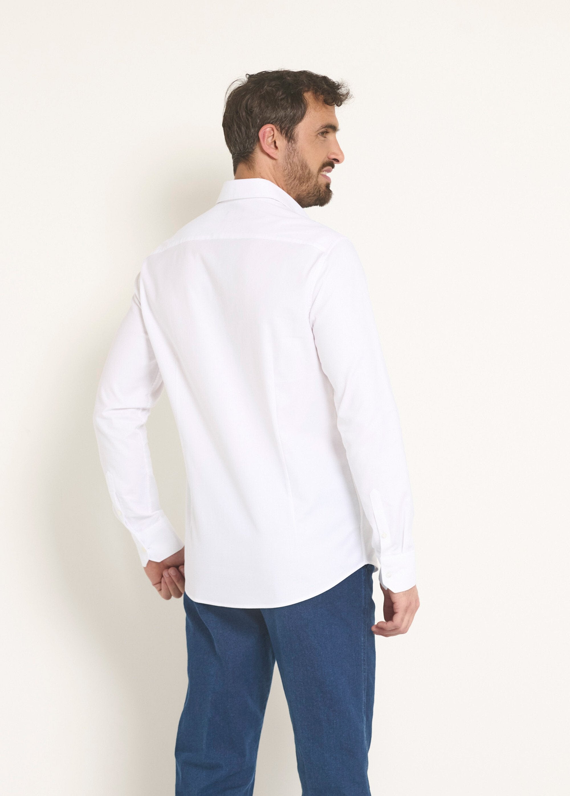 Chic_stretch_overhemd,_slanke_pasvorm_Blanc_DO1_slim