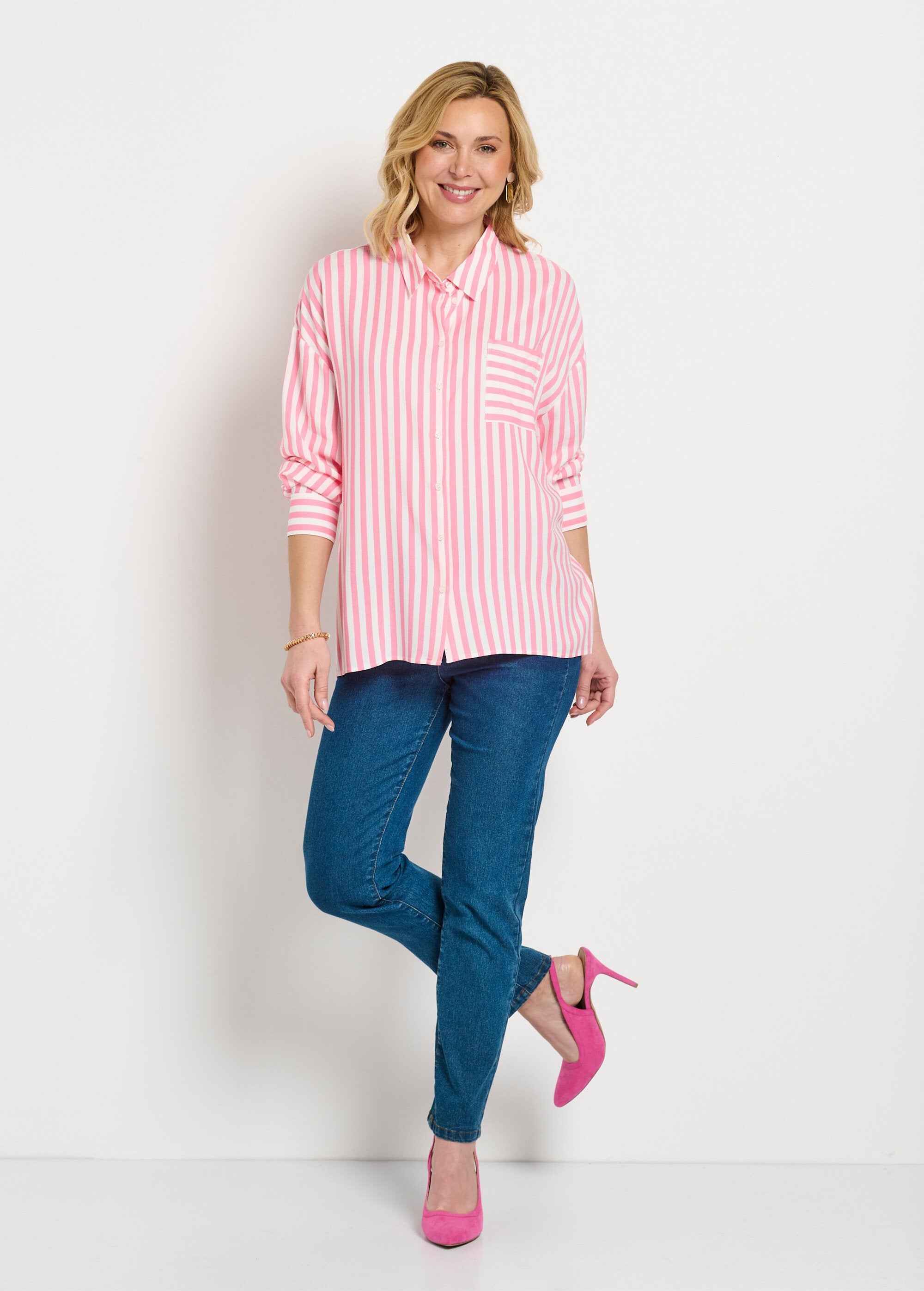 Gestreepte_vloeiende_blouse_met_lange_mouwen_Rose_et_blanc_SF1_slim