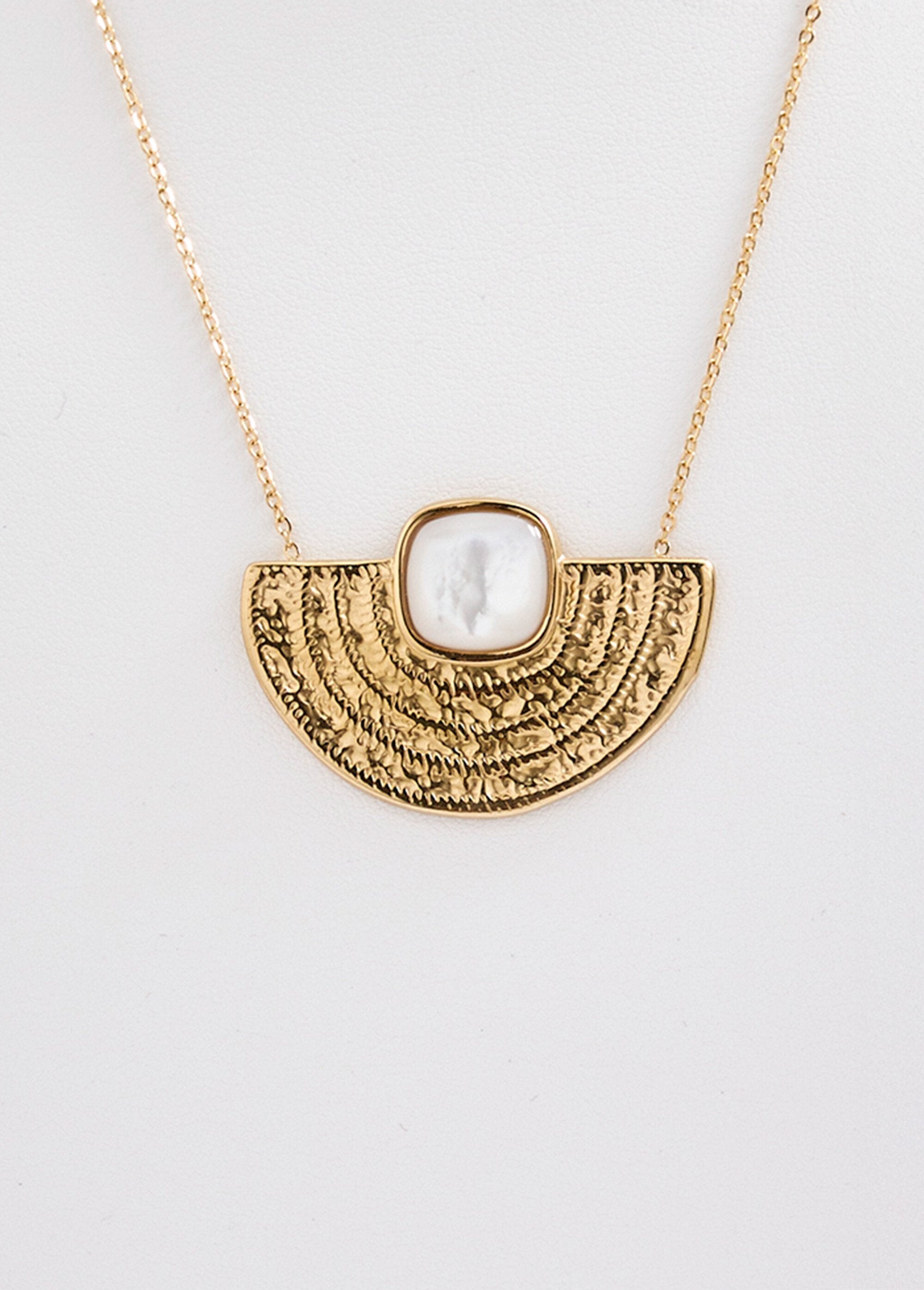 Ketting_met_verguld_roestvrij_staal_en_parelmoeren_hanger_Dore_et_blanc_DE1_slim