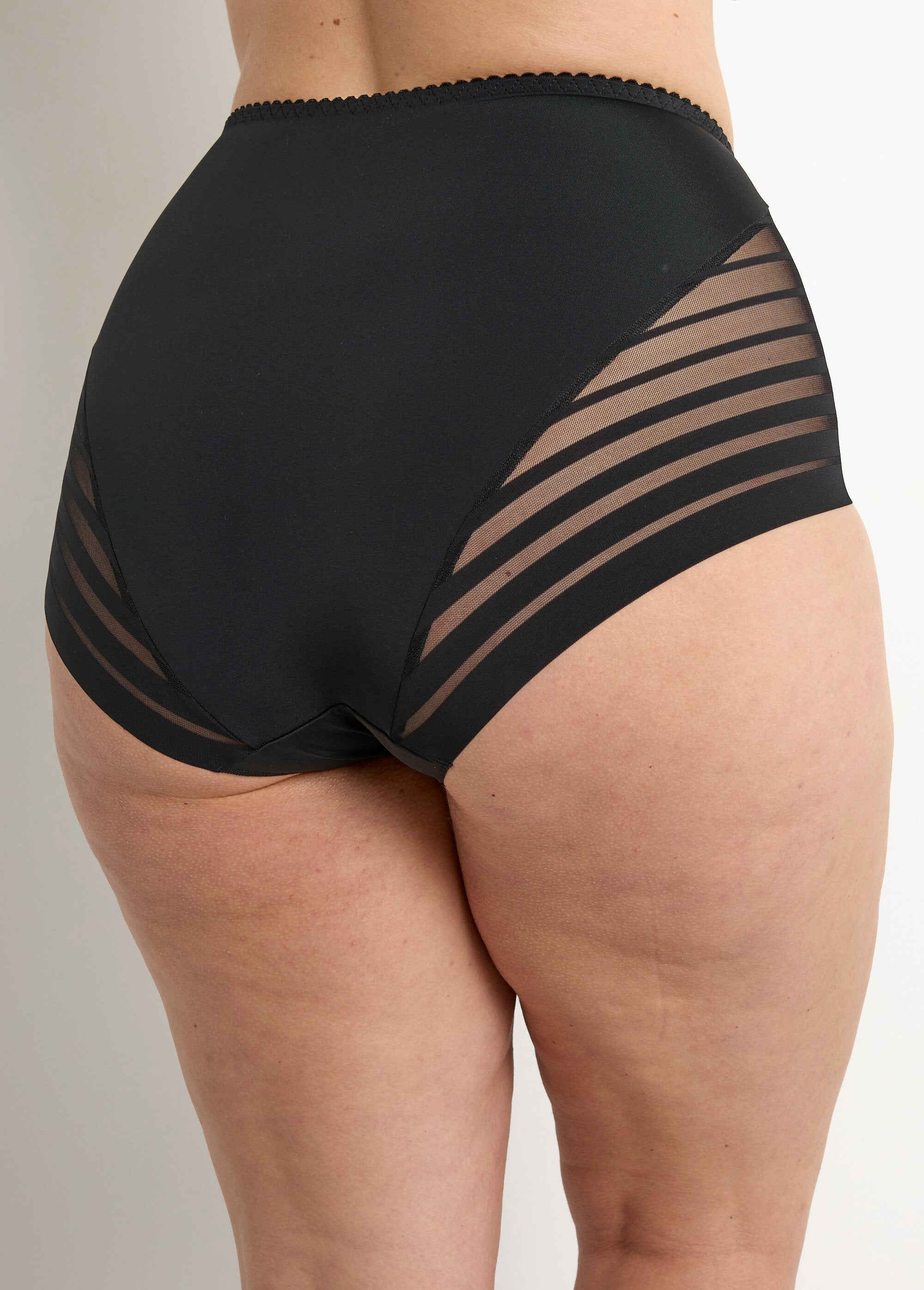 Gestreepte_tule_slip_met_hoge_taille_en_stretch_Noir_DO1_curvy