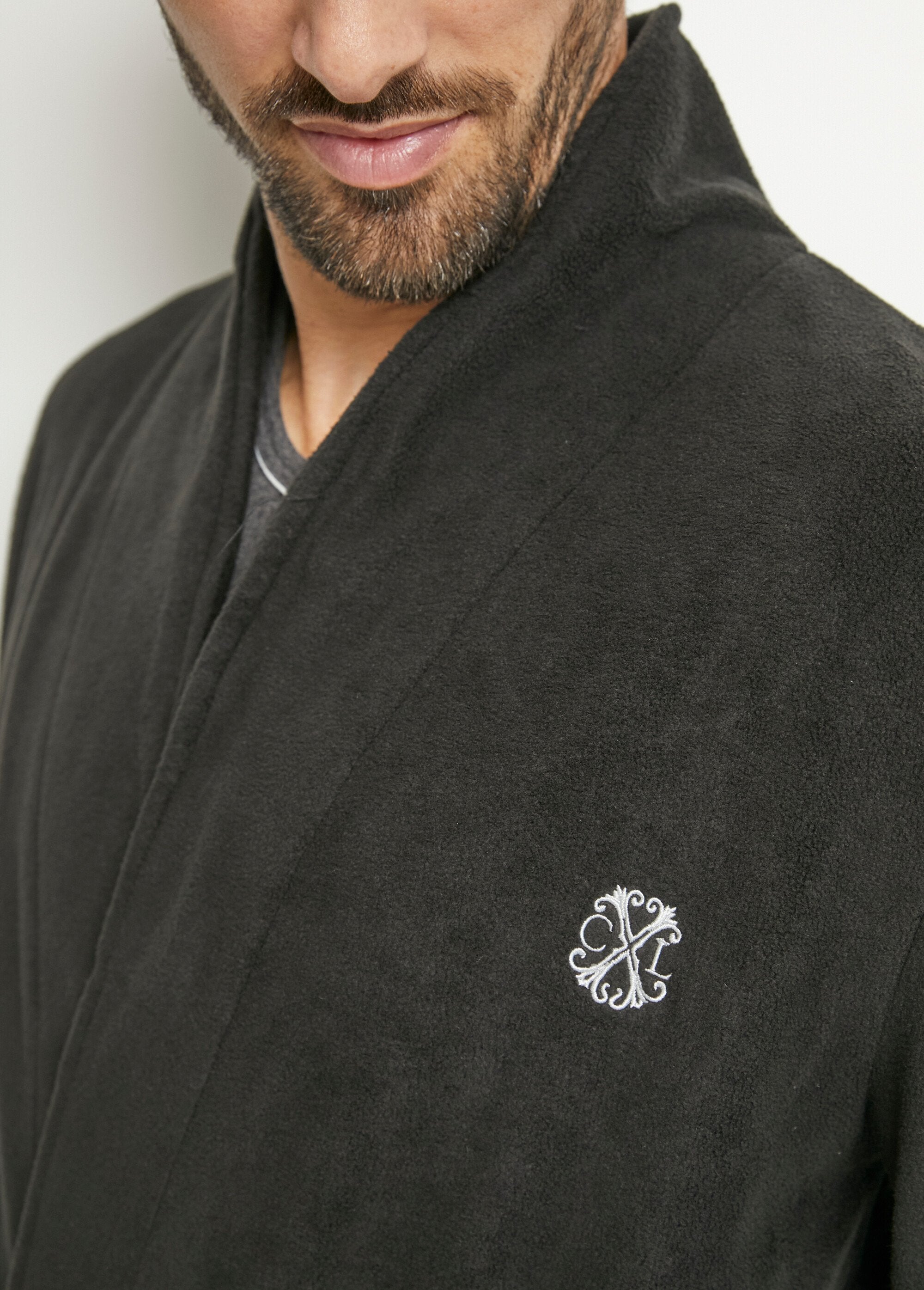 Warme_fleece_badjas_Noir_DE1_slim