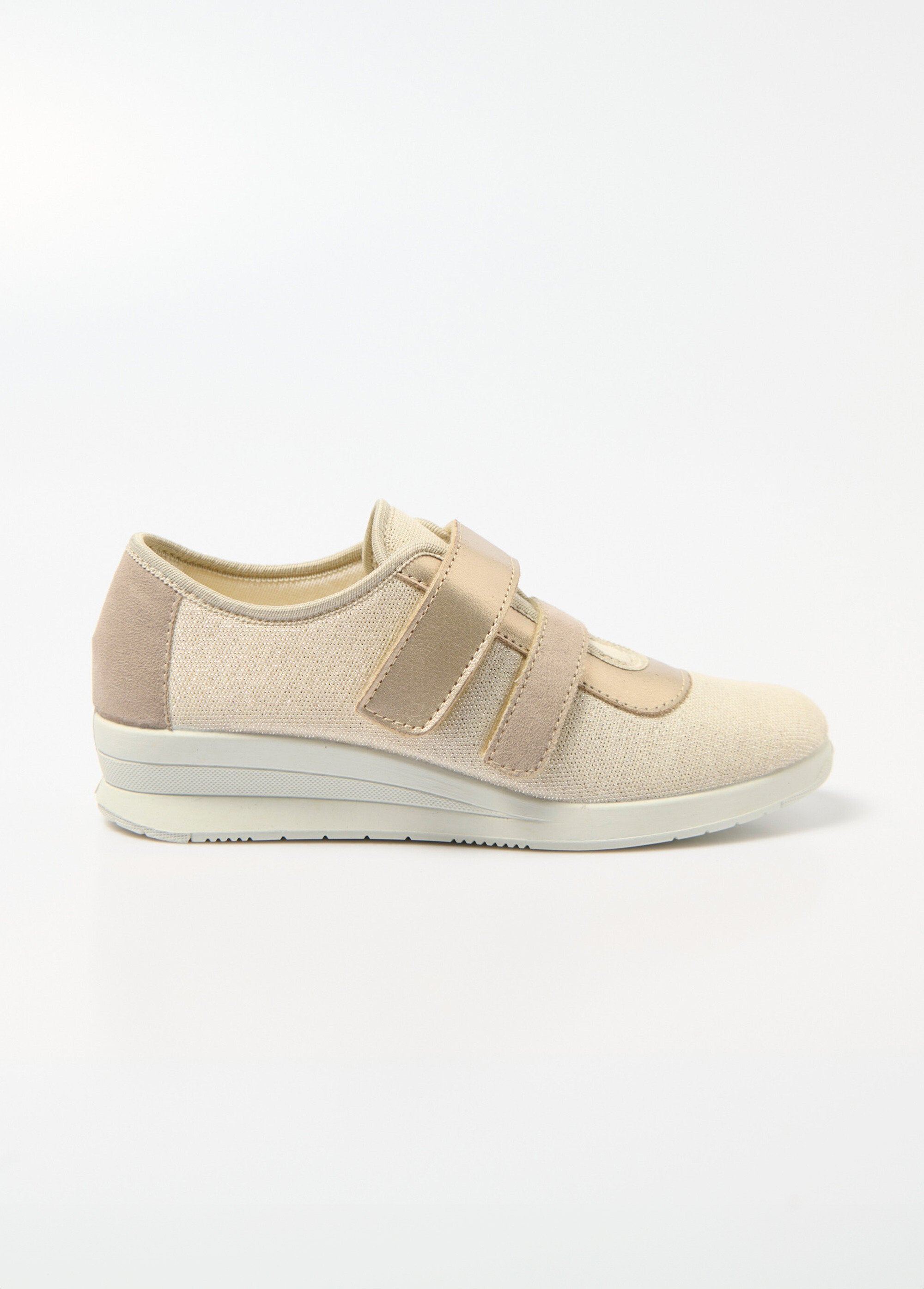 Derbies_scratchées_textile_largeur_confort_Beige_dore_DR1_slim