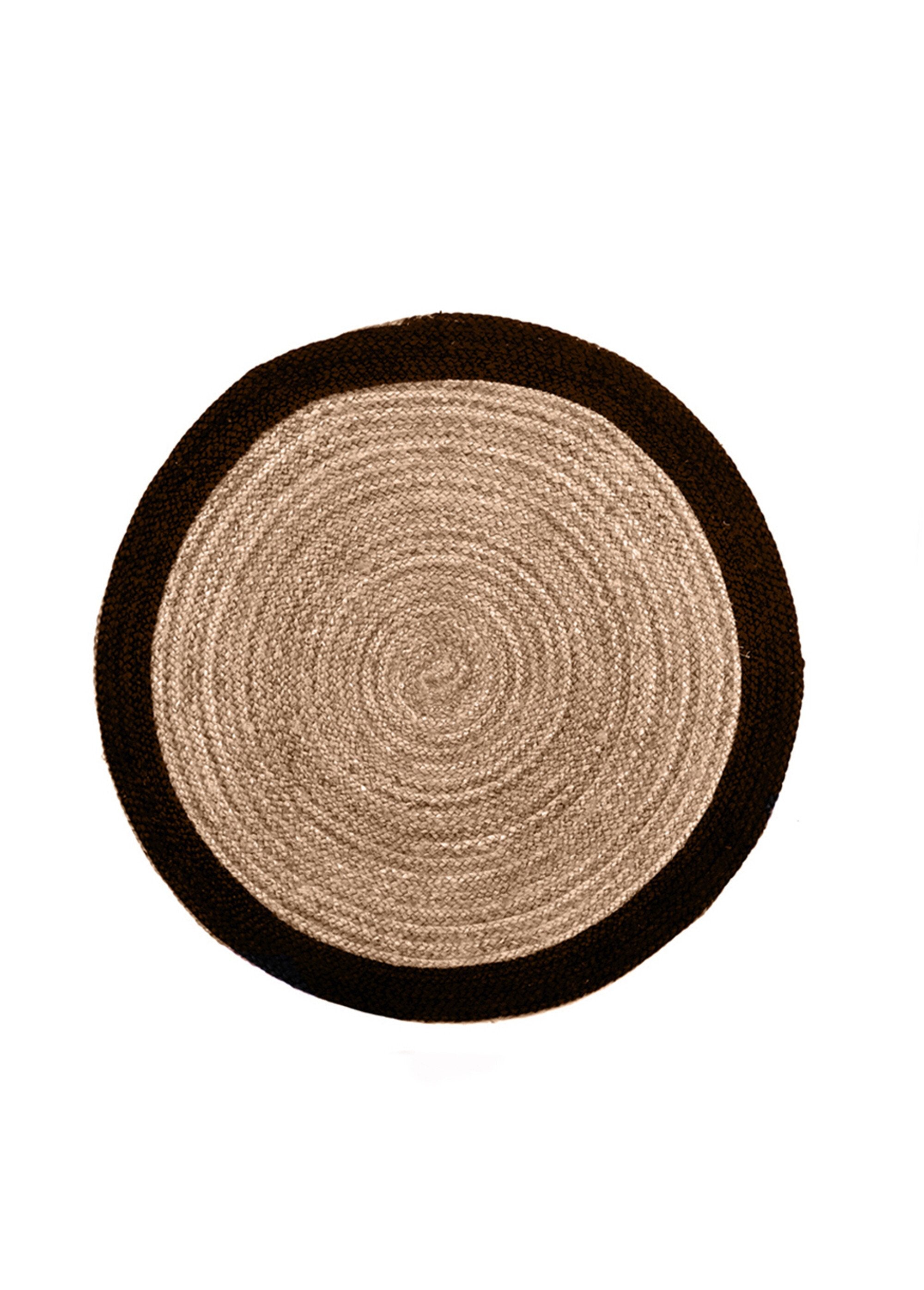 Rond_natuurlijk_jute_tapijt_met_gekleurde_rand_Beige_et_noir_FA1_slim